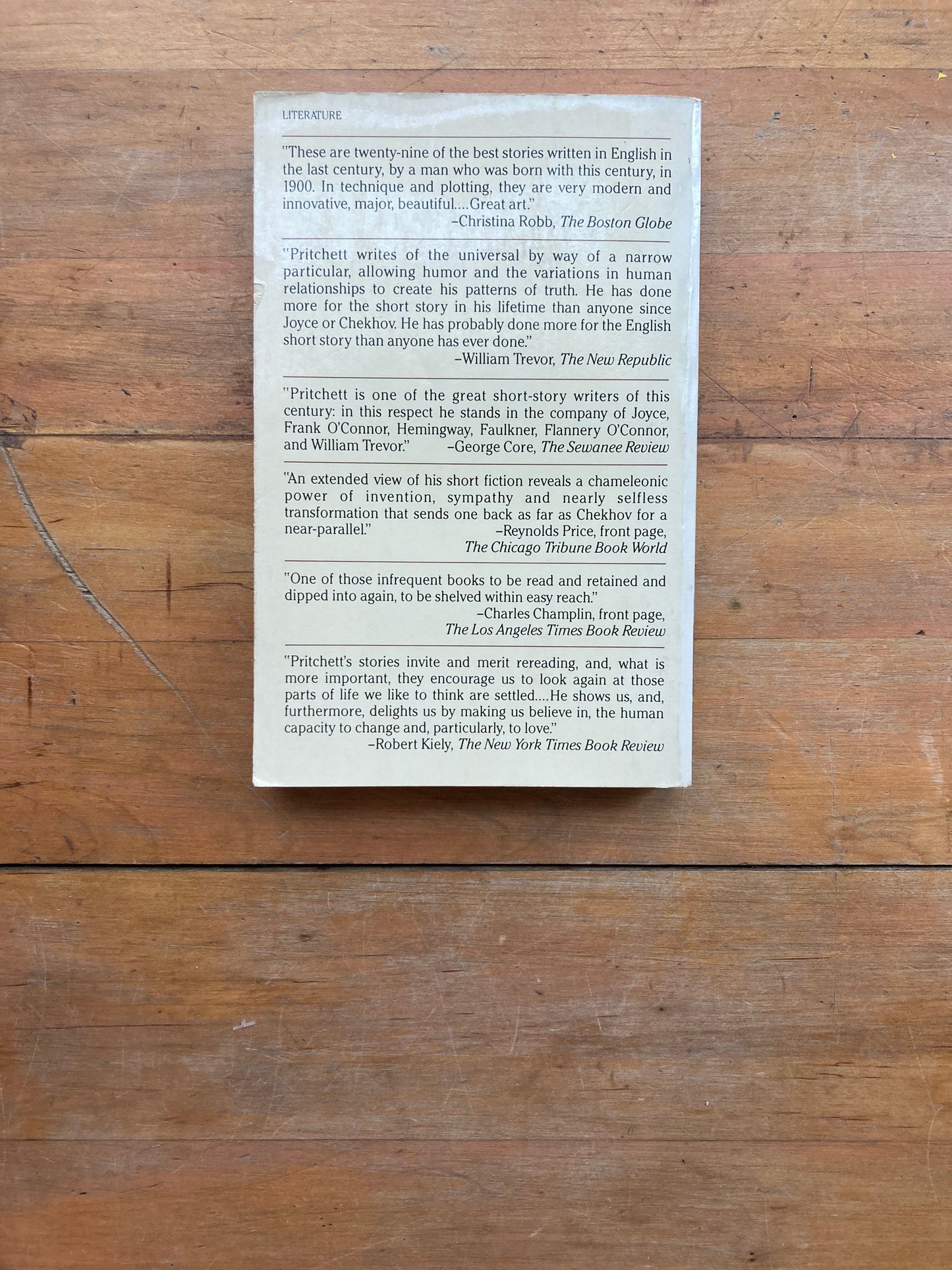 Collected Stories of V.S. Pritchett. Vintage Books Edition. 1983.