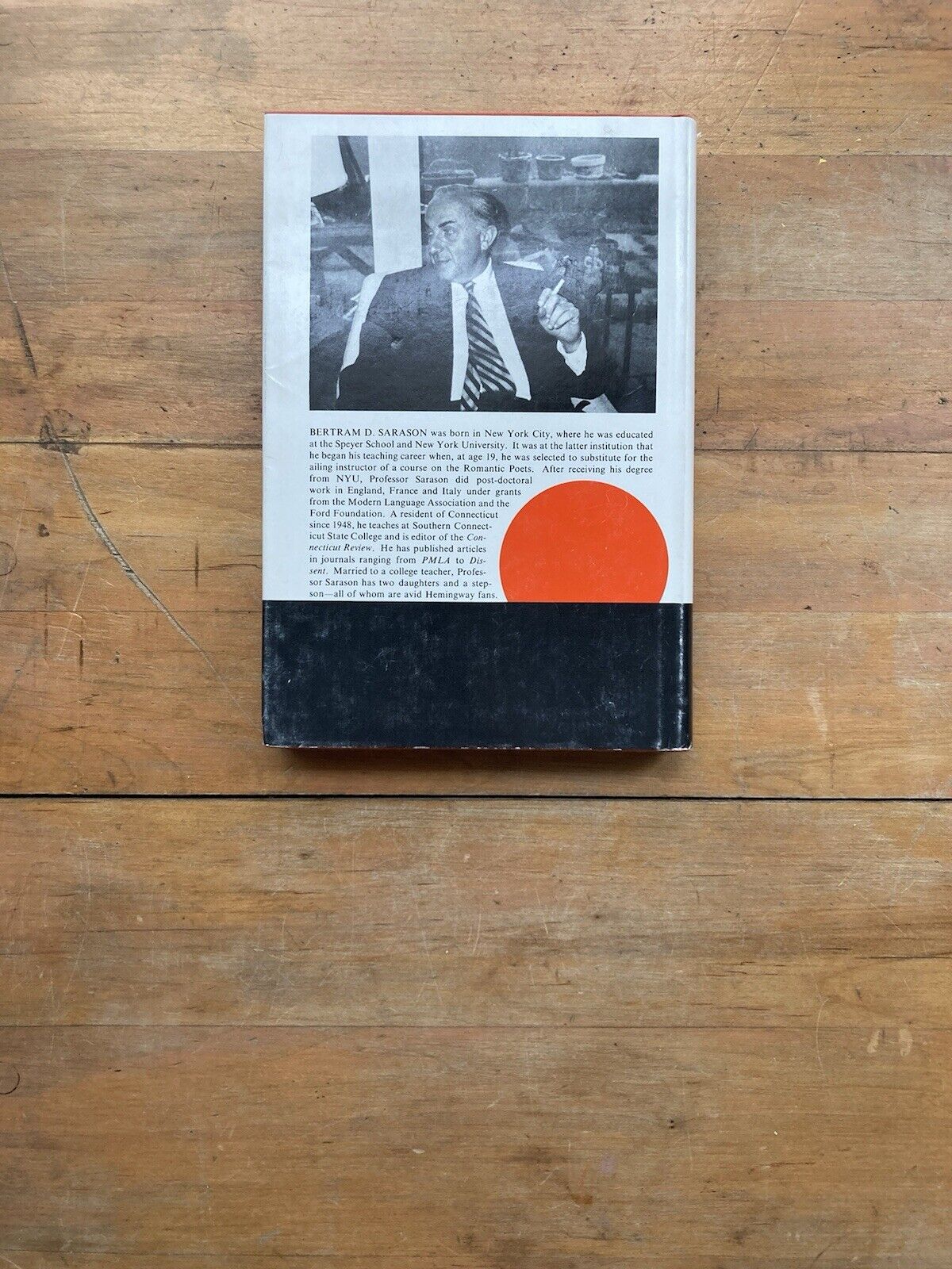 Hemingway and The Sun Set by Bertram D. Sarason. NCR/ Microcard Edition. 1972.