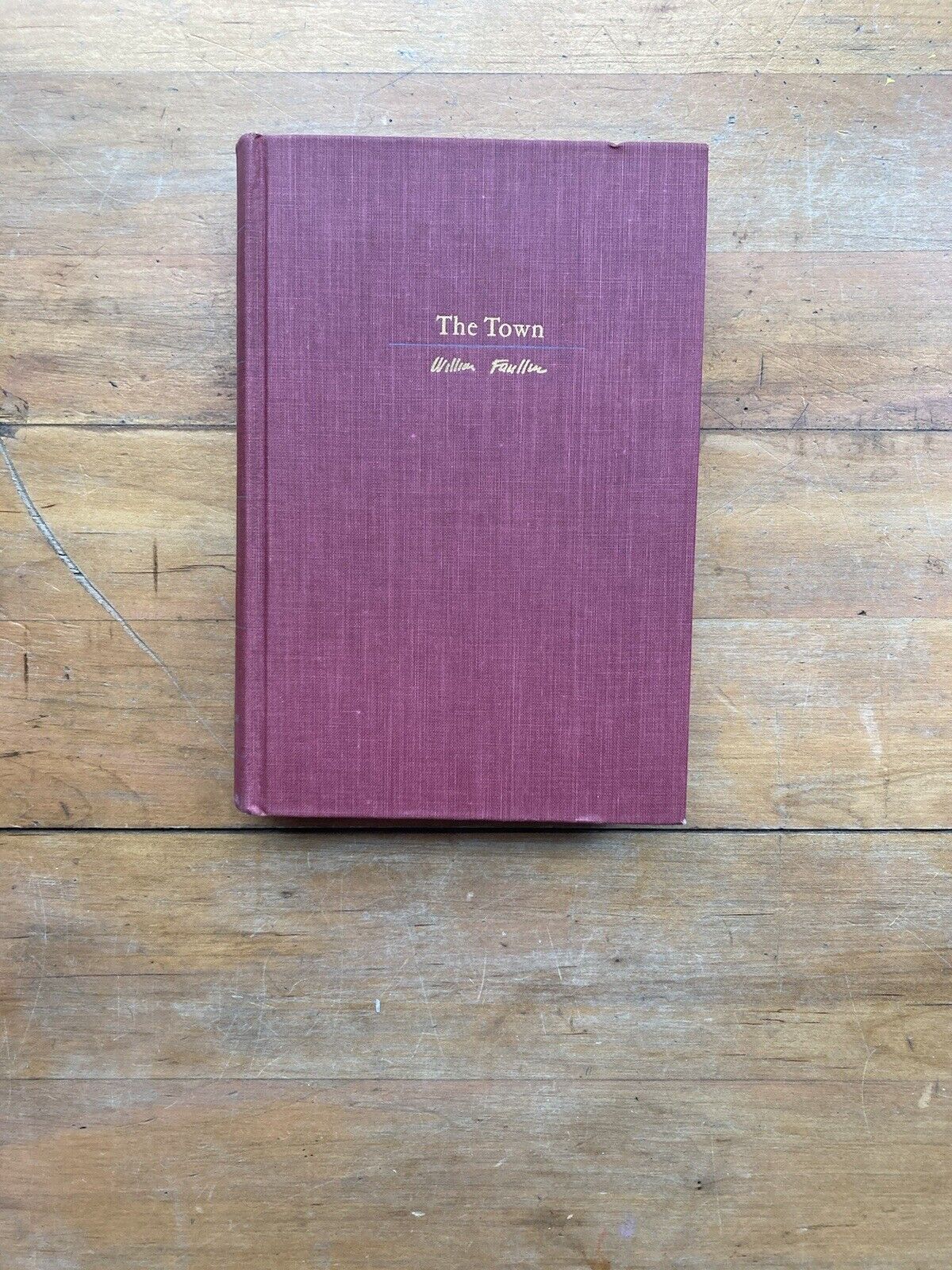 The Town by William Faulkner. Random House. First Edition, 1st Printing. 1957.