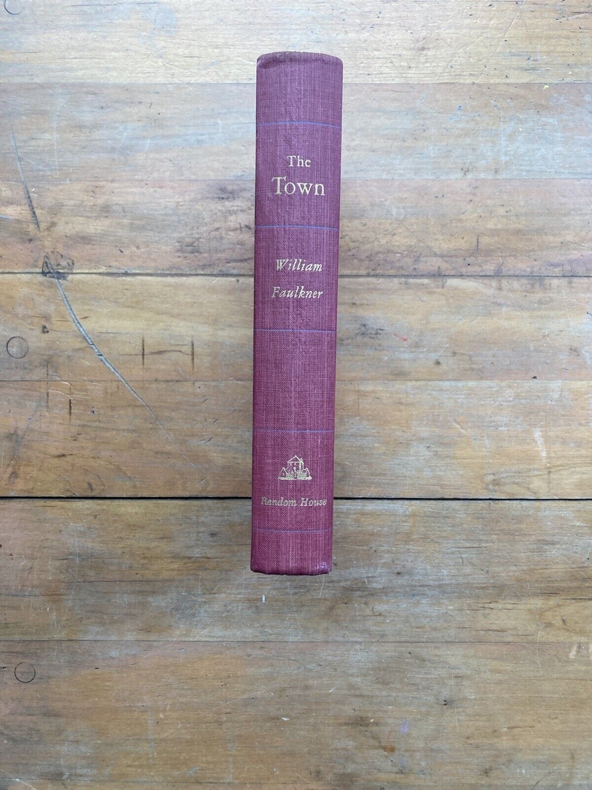 The Town by William Faulkner. Random House. First Edition, 1st Printing. 1957.