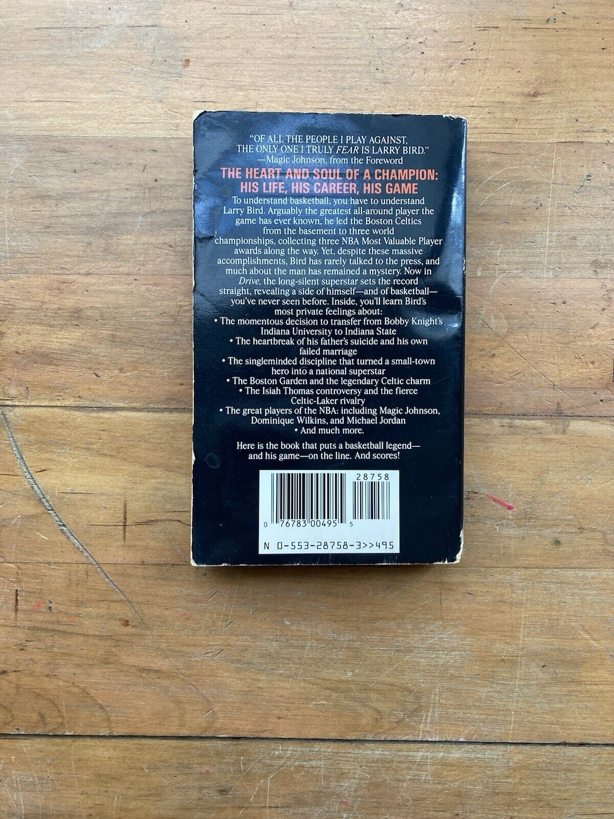 Drive: The Story of My Life by Larry Bird with Bob Ryan. Bantam Books. 1990.