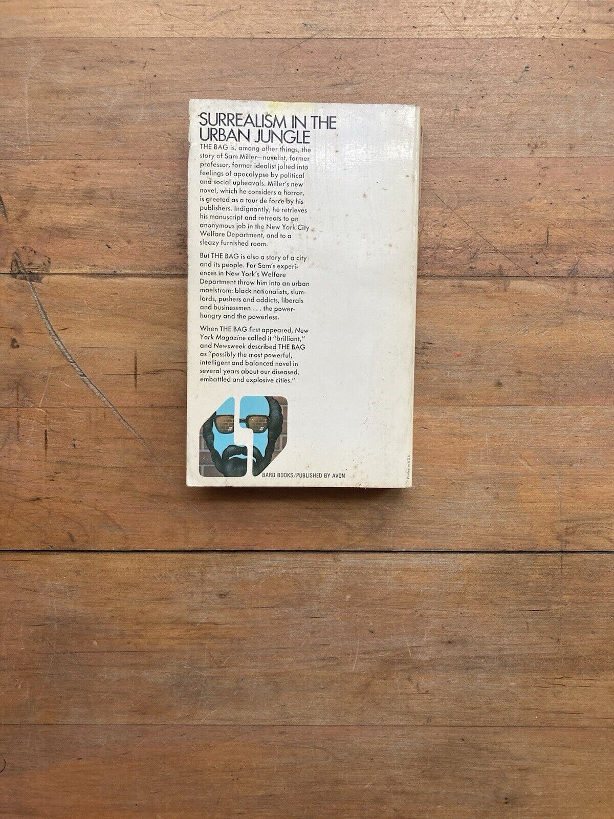 The Bag by Sol Yurick. Avon Books. 1974.