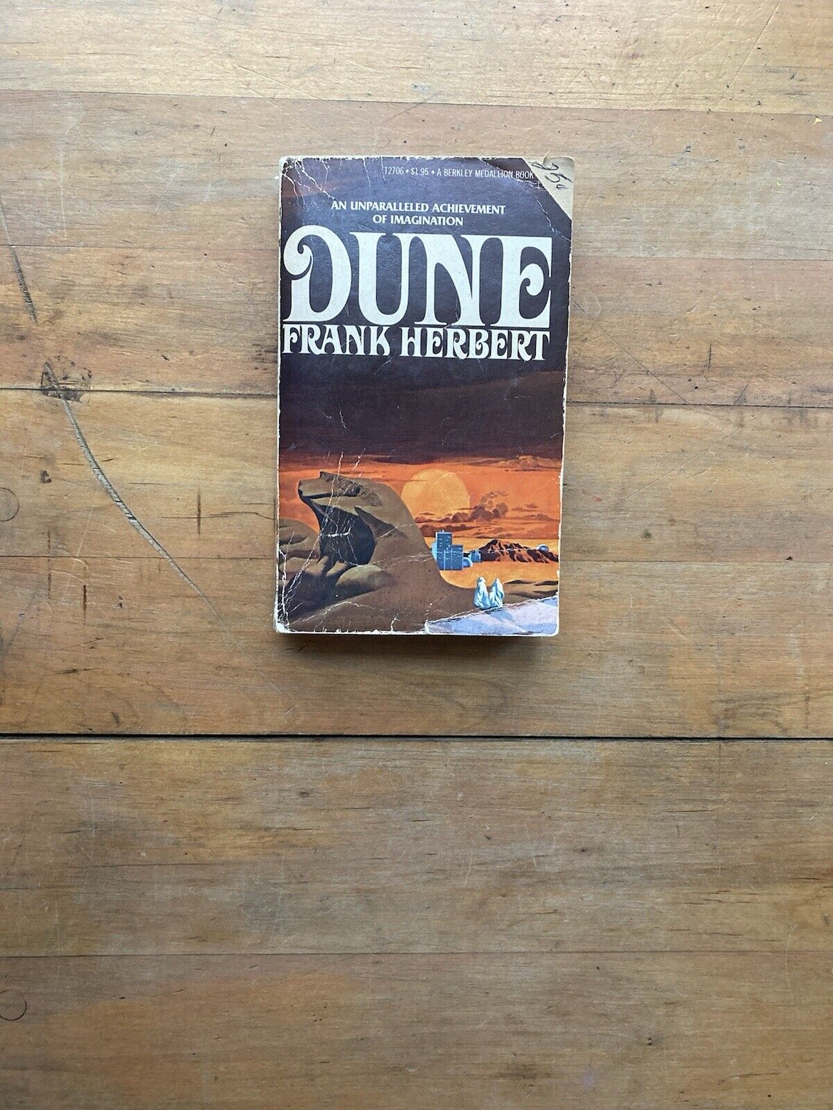 Dune by Frank Herbert. Berkley Medallion Books. 4th Printing, 1975.