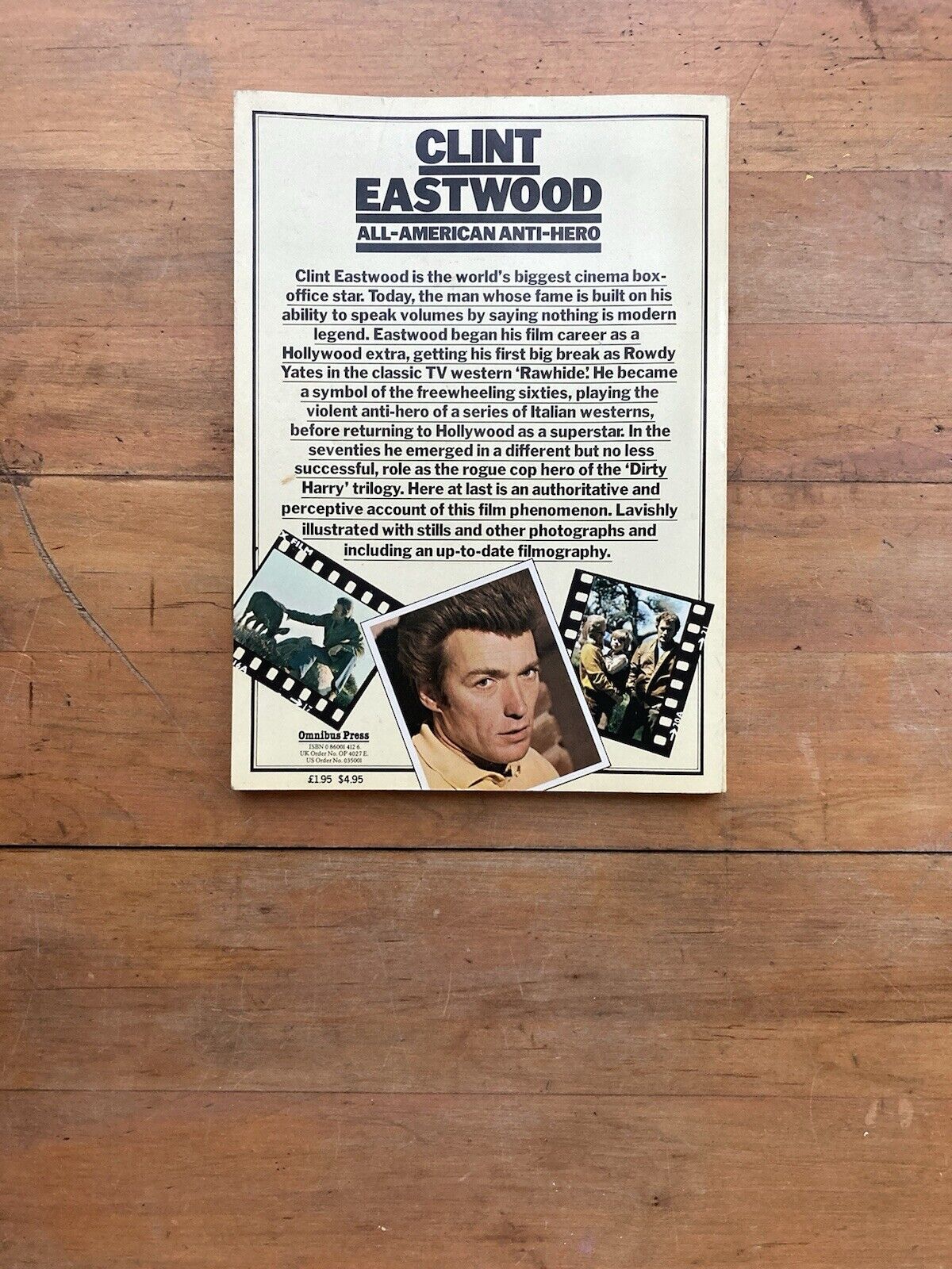 Clint Eastwood: All-America Anti-Hero. Omnibus Press. 1977.