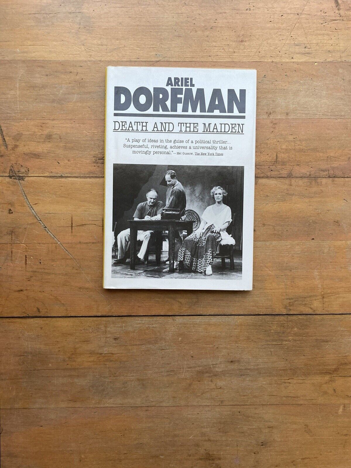 Death and the Maiden by Ariel Dorfman. Penguin Books. 1992.