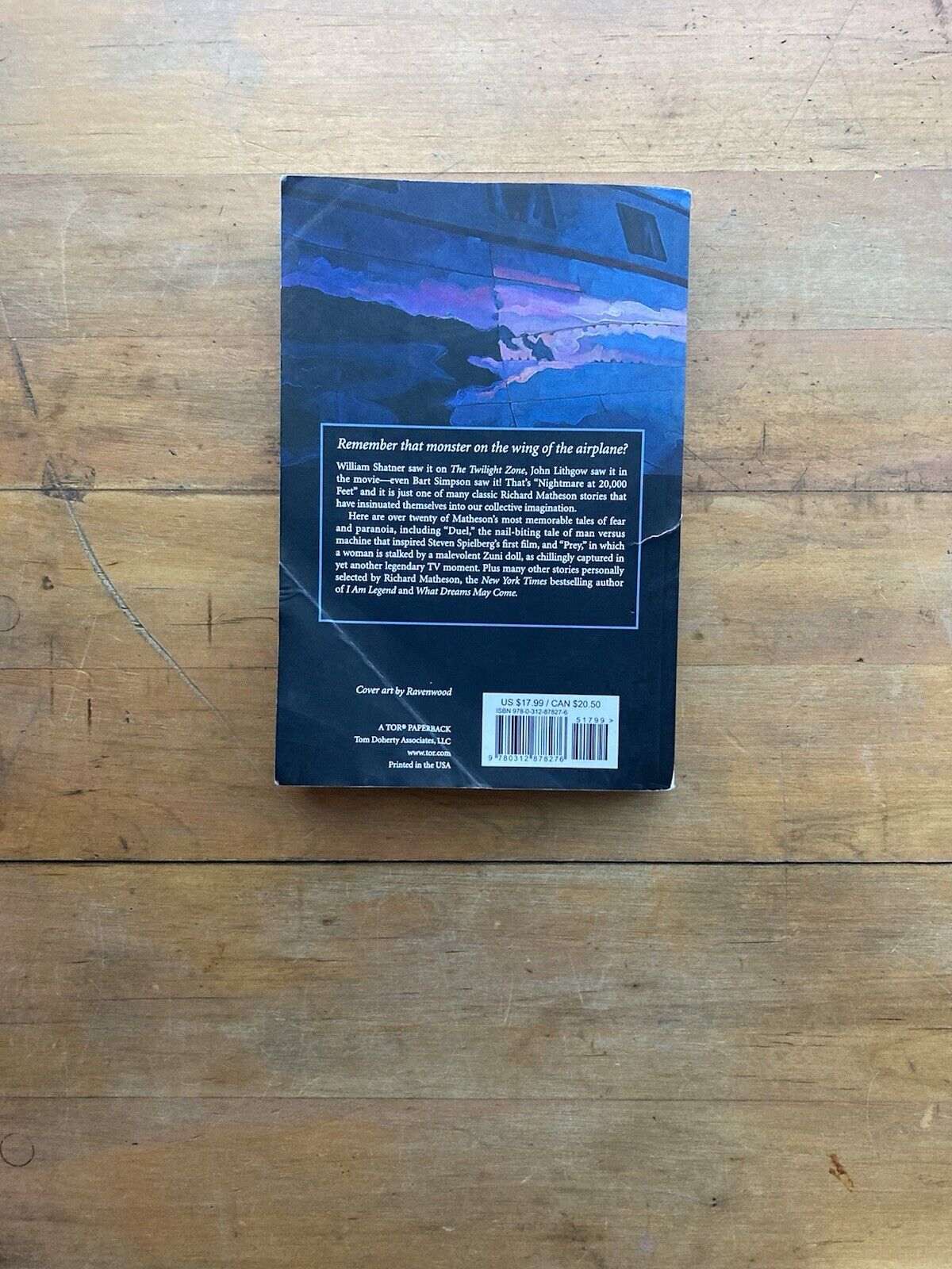 Nightmare at 20,000 Feet: Horror Stories by Richard Matheson. Tor Books. 2002.