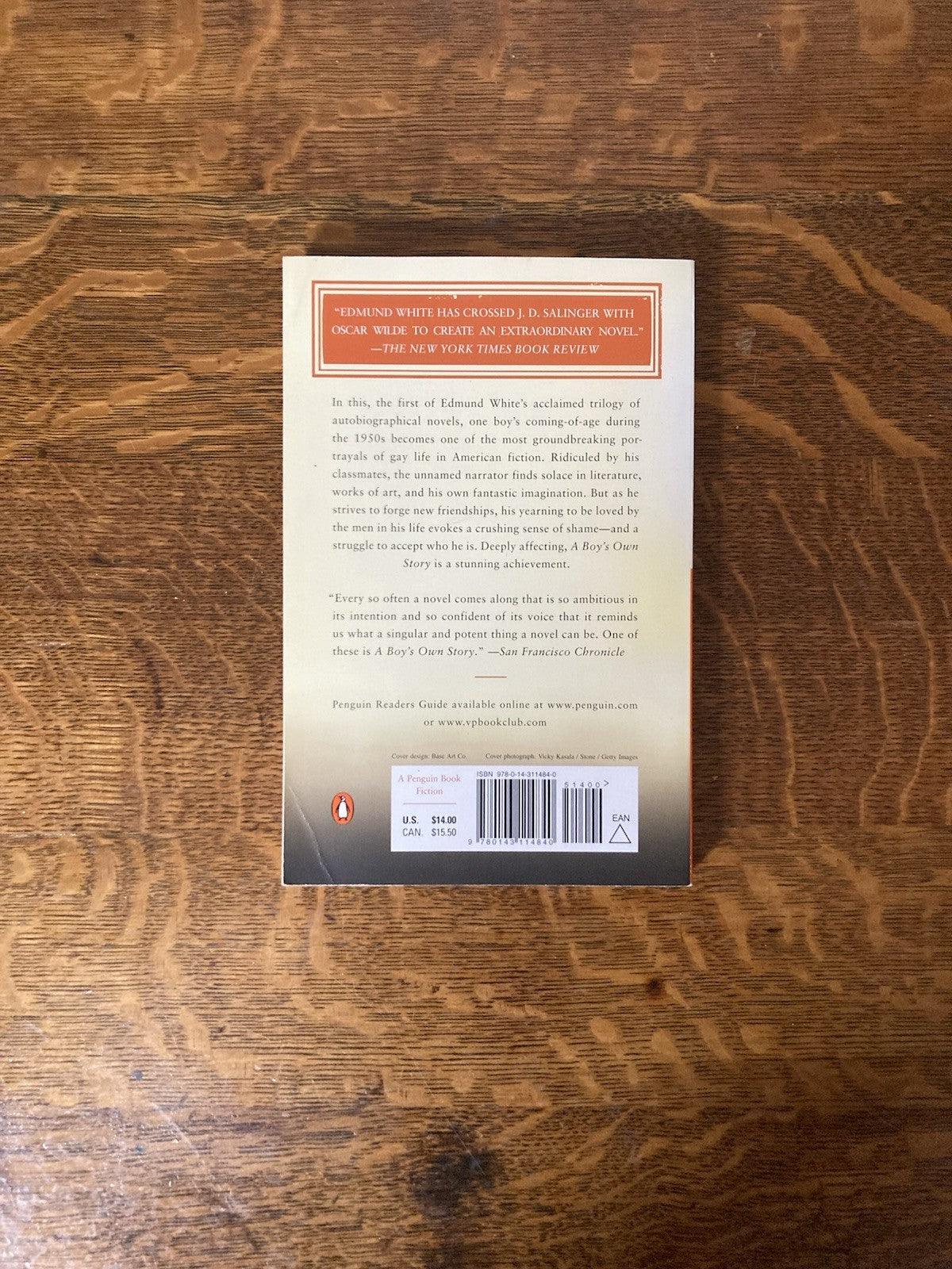 A Boy’s Own Story by Edmund White. Penguin Books. 2009.