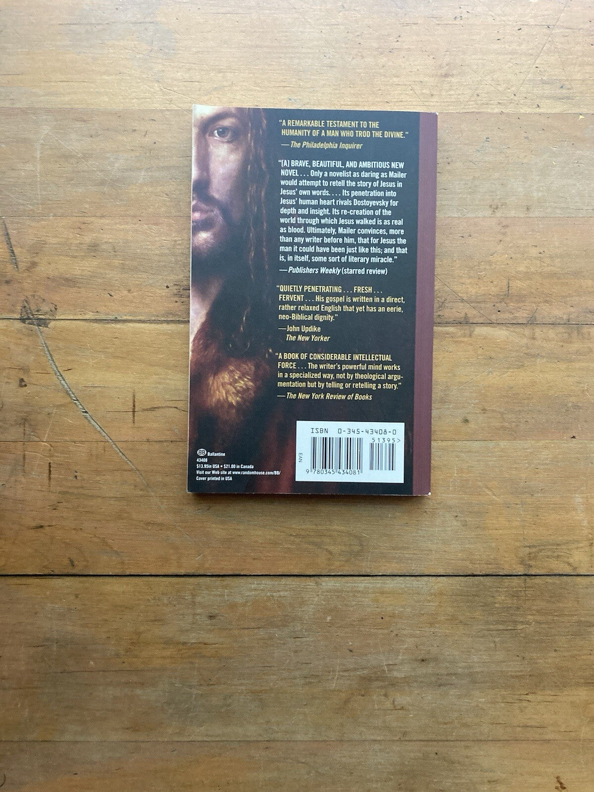 The Gospel According to the Son by Norman Mailer. Ballantine Books. 1997.