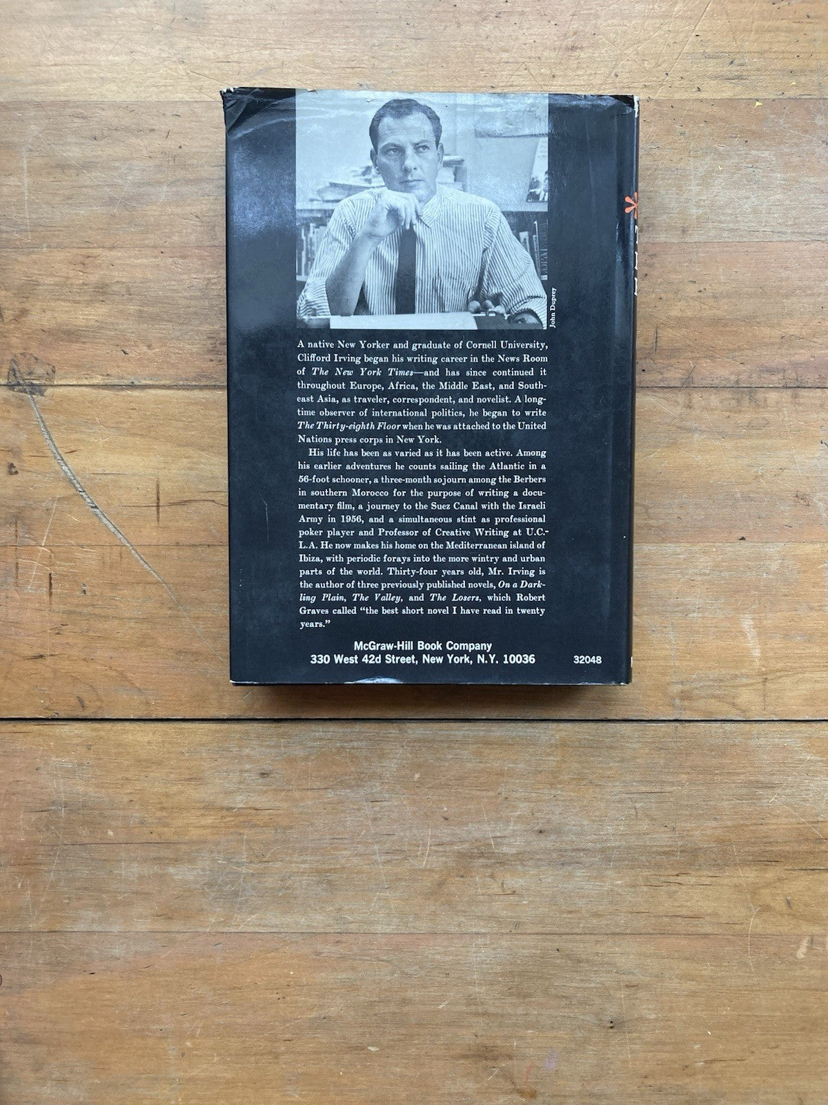 The Thirty-Eighth Floor by Clifford Irving. McGraw-Hill. First Edition. 1965.