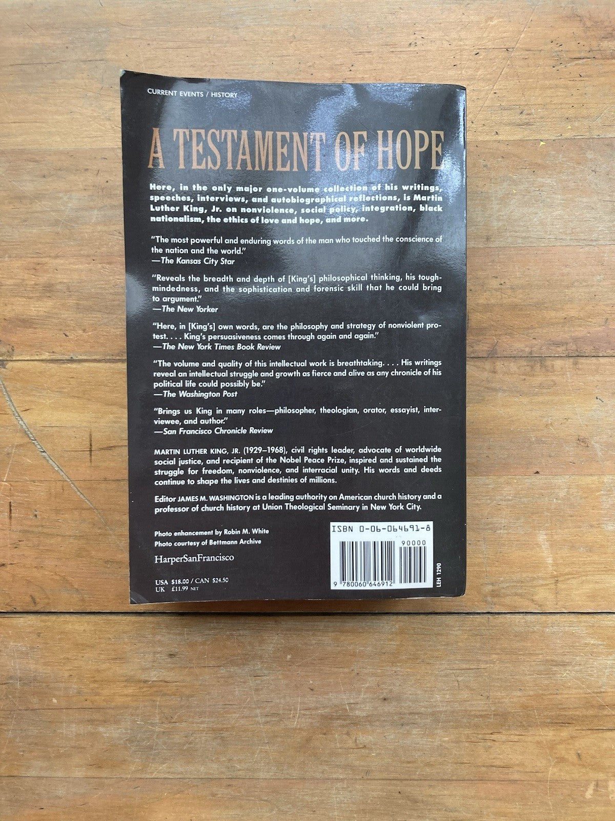 A Testament of Hope: Martin Luther King, Jr.