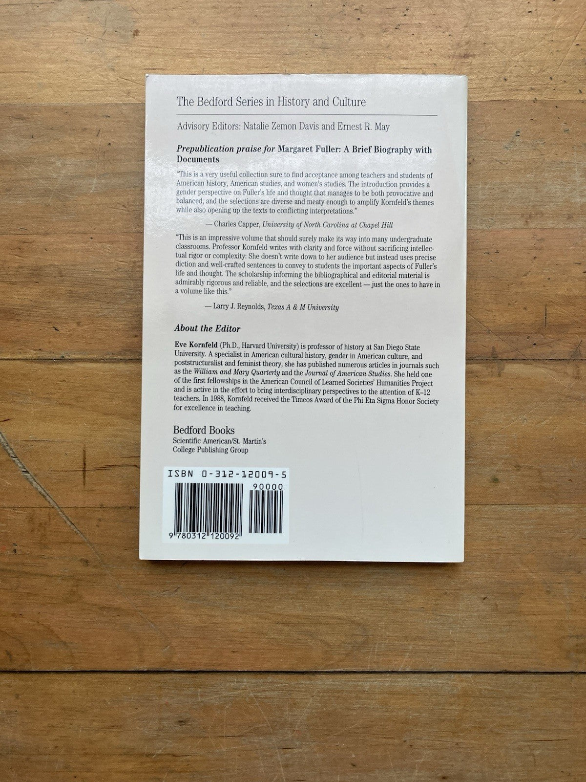 Margaret Fuller : A Brief Biography With Documents By Eve Kornfeld