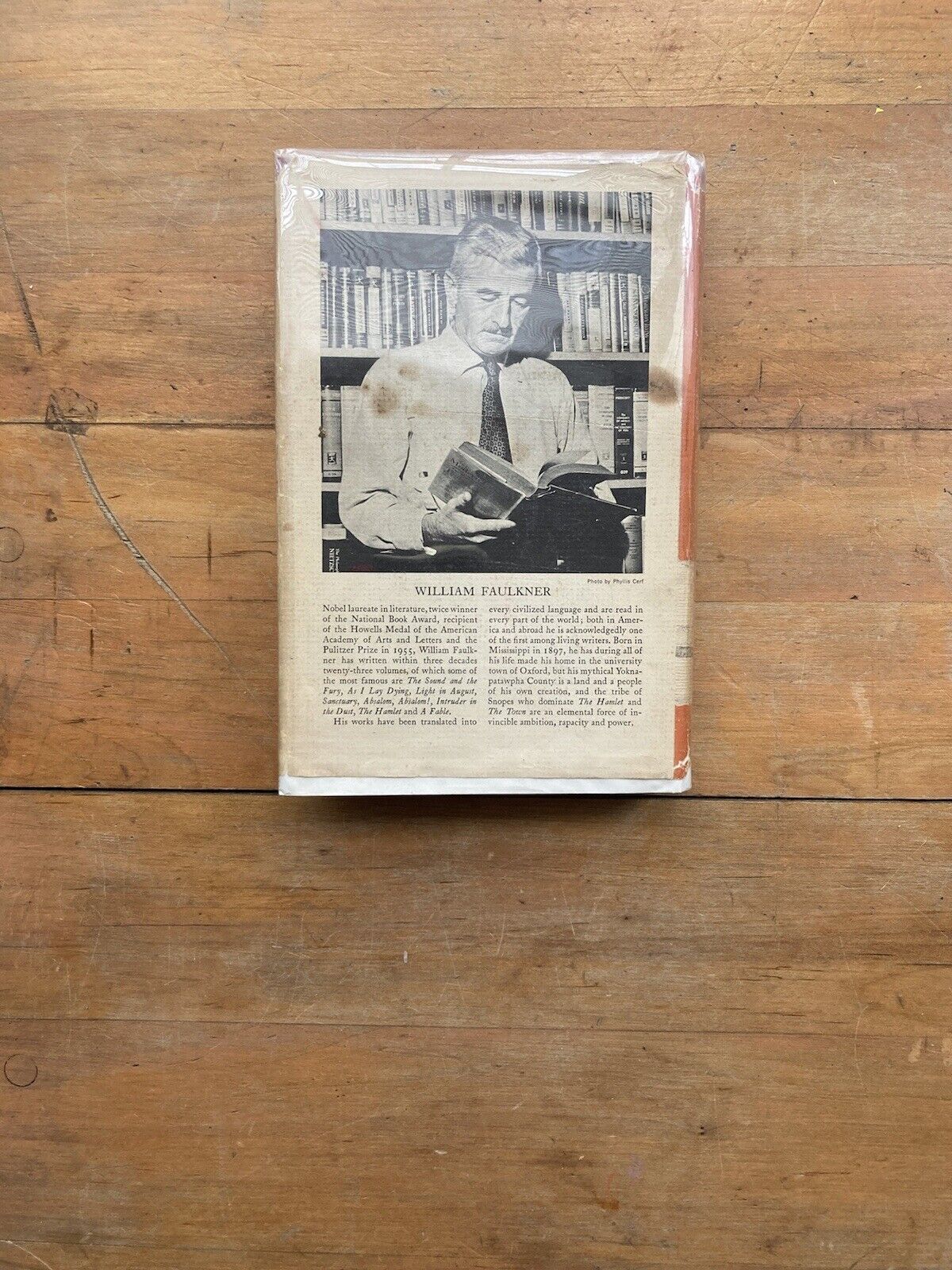 The Town by William Faulkner. Random House. First Edition, 1st Printing. 1957.