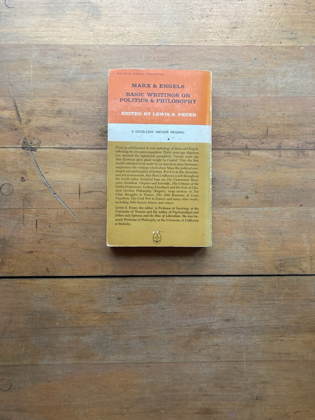 Marx & Engels: Basic Writings on Politics & Philosophy. Anchor Books. 1959.