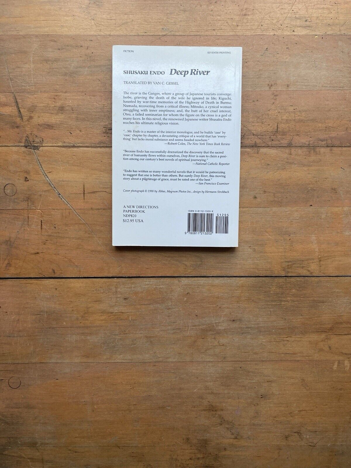 Deep River by Shusaku Endo. A New Directions Paperbook. 1995.