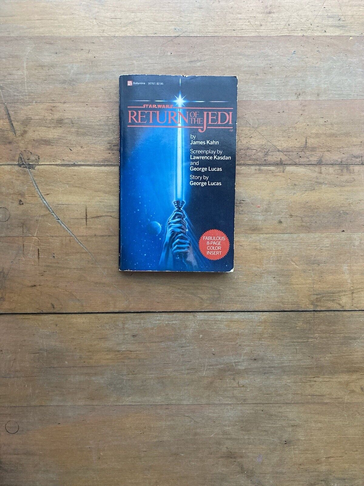 Return of the Jedi by James Kahn. A Del Rey Book. 1983