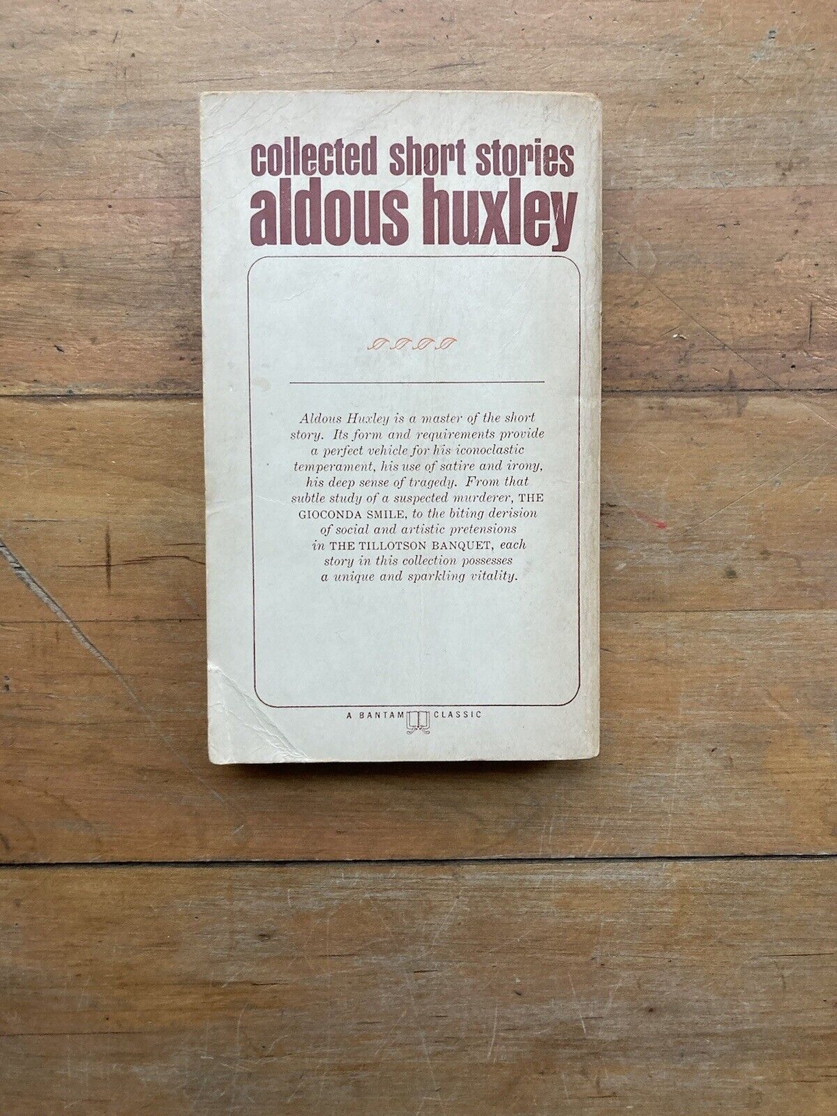Collected Short Stories of Aldous Huxley. Bantam Books. 1964.