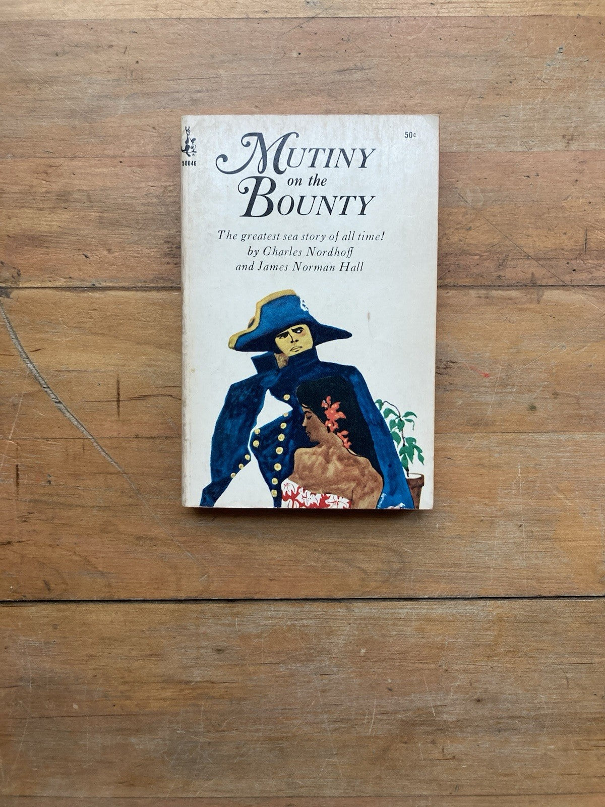 Mutiny on the Bounty by Charles Nordhoff and James Norman Hall.