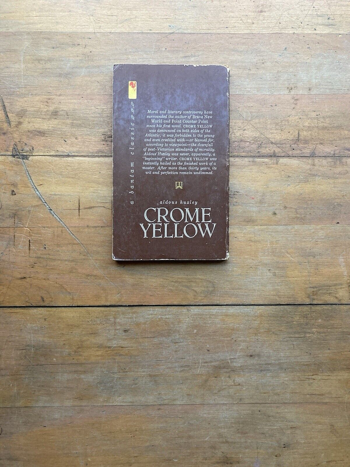 Crome Yellow by Aldous Huxley. Bantam Classics. 1959.