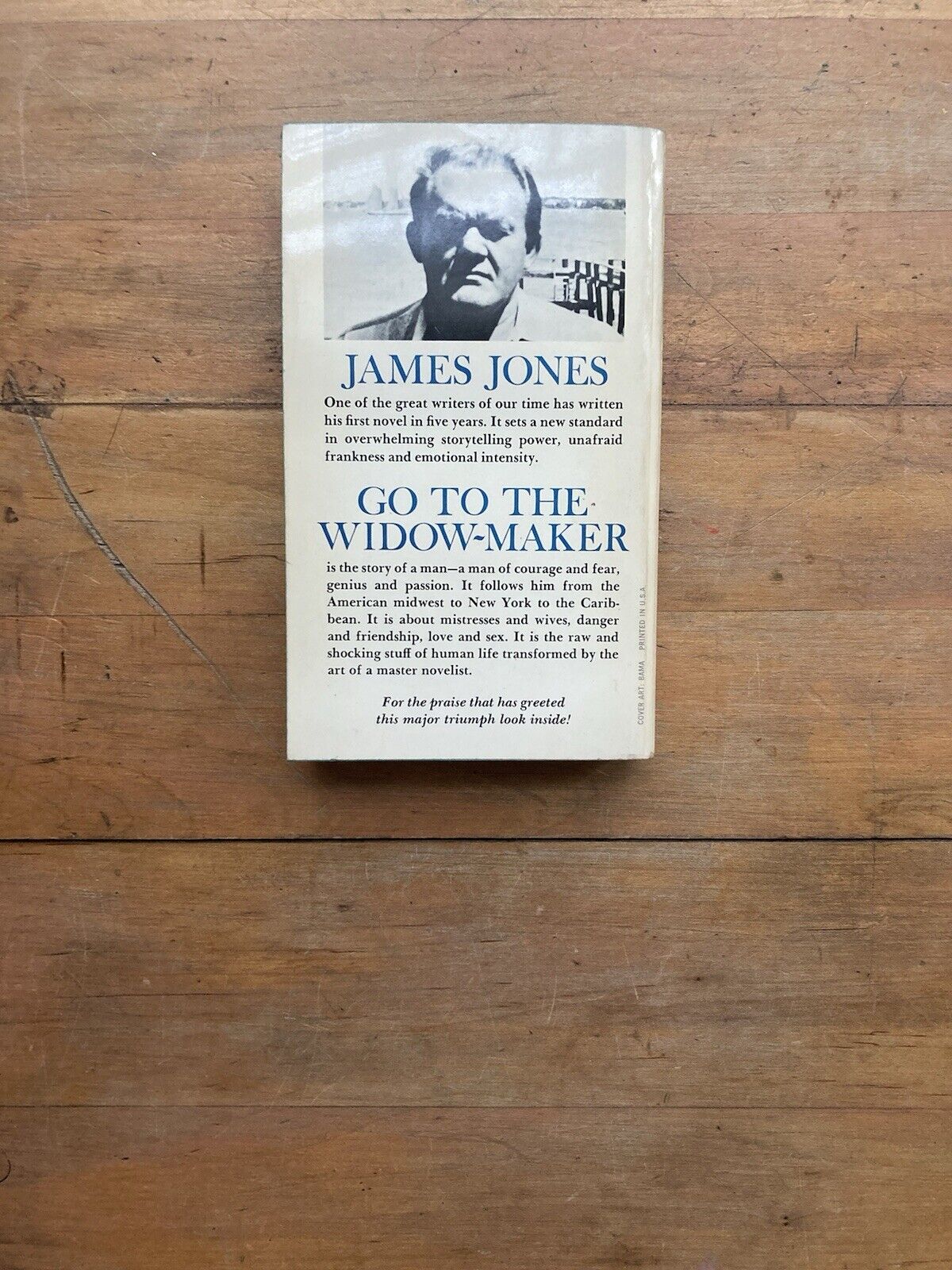 Go to the Widow-Maker by James Jones. Dell Publishing Company. 1968.