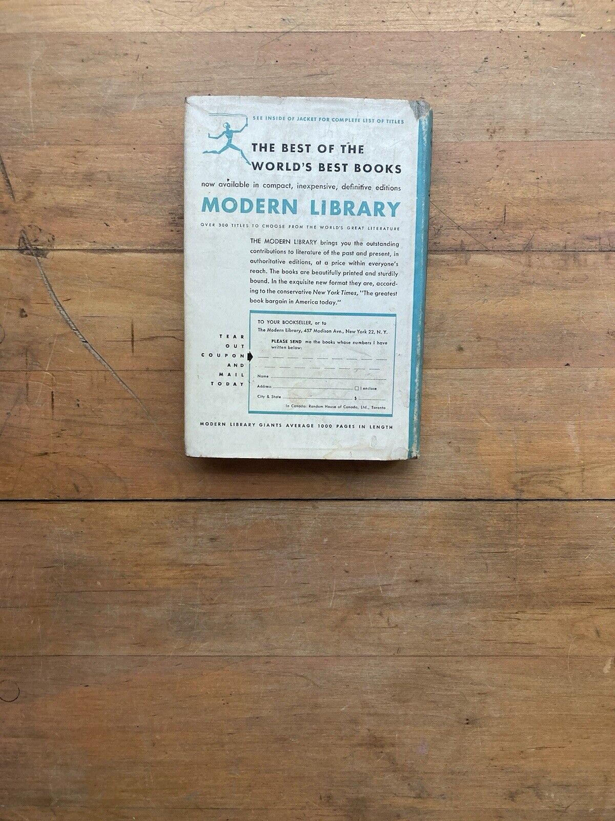 Point Counter Point by Aldous Huxley. The Modern Library.