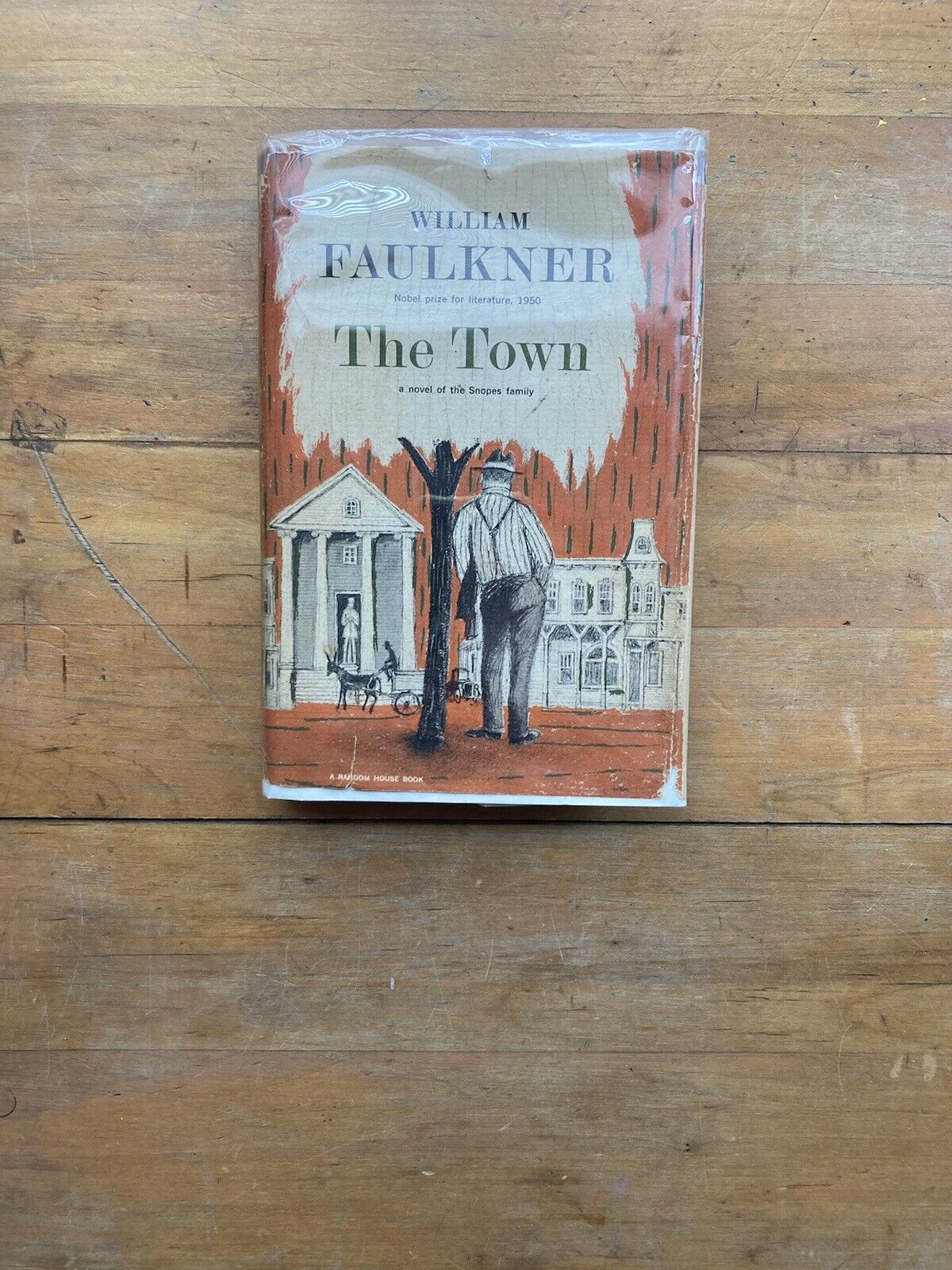 The Town by William Faulkner. Random House. First Edition, 1st Printing. 1957.