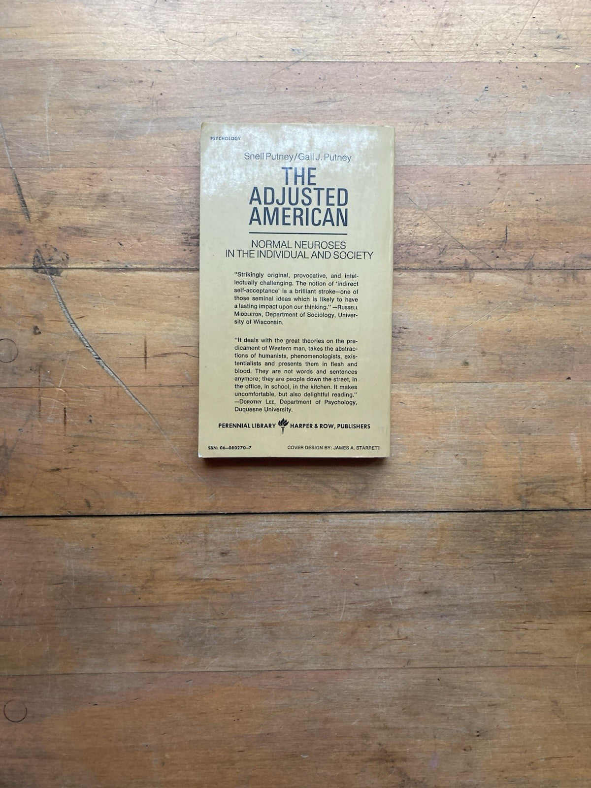 The Adjusted American by Snell Putney & Gail J. Putney. Perennial Library. 1972.