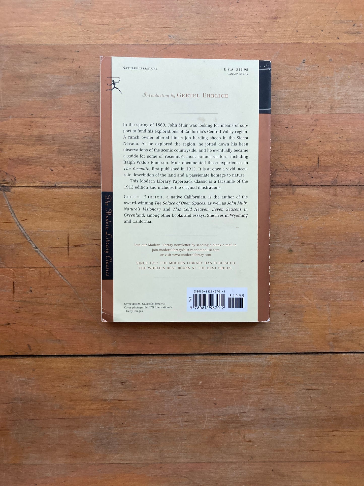 The Yosemite by John Muir. The Modern Library. 2003.