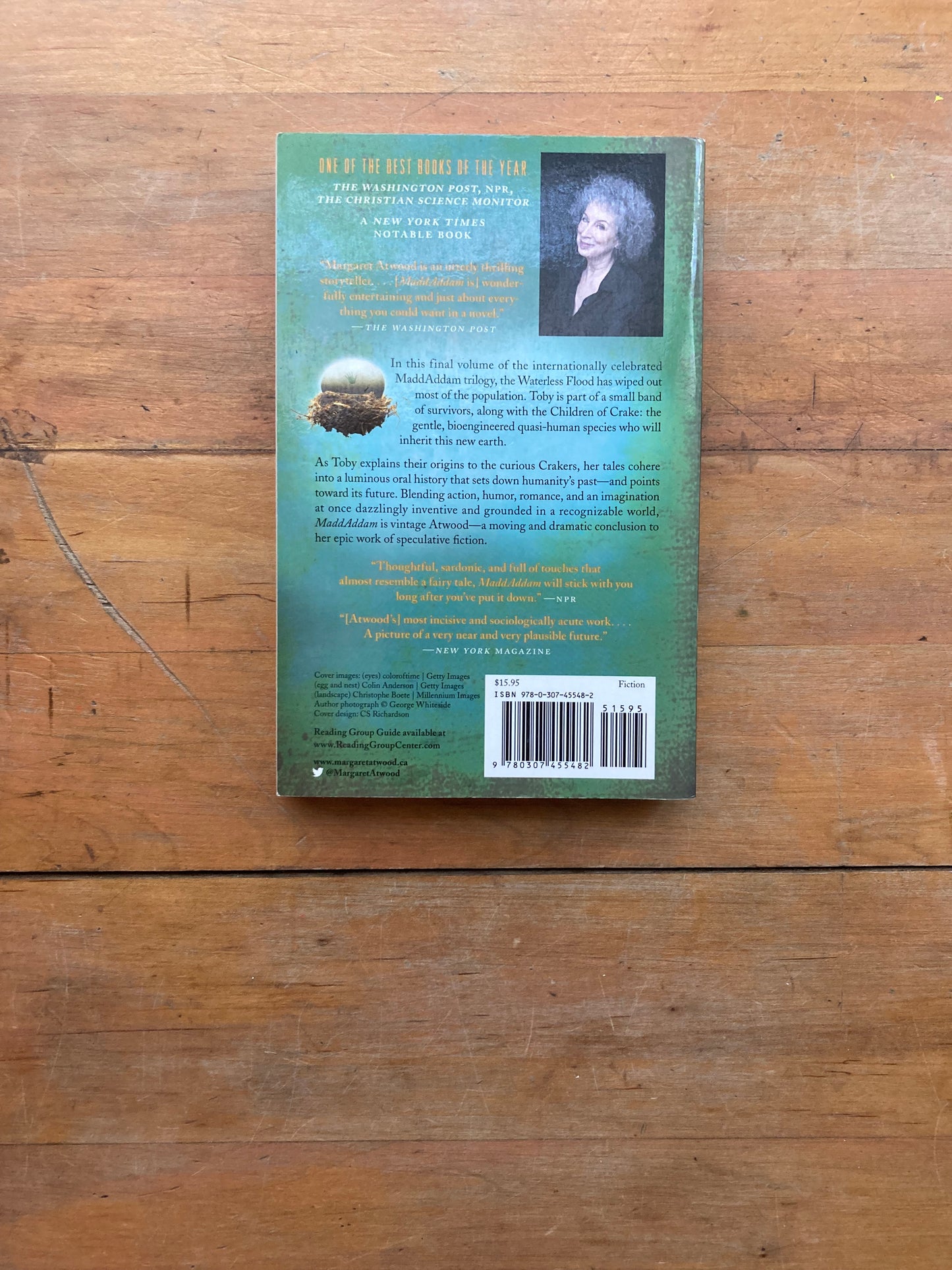 MaddAddam by Margaret Atwood. Anchor Books. 2014.