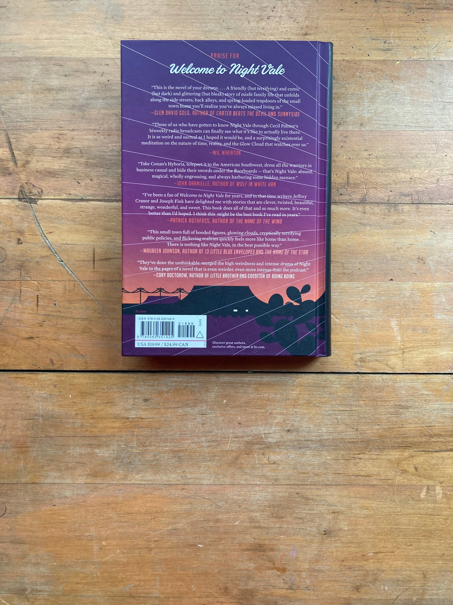 Welcome to Night Vale. Joseph Fink & Jeffrey Carnor. First Edition. SIGNED.