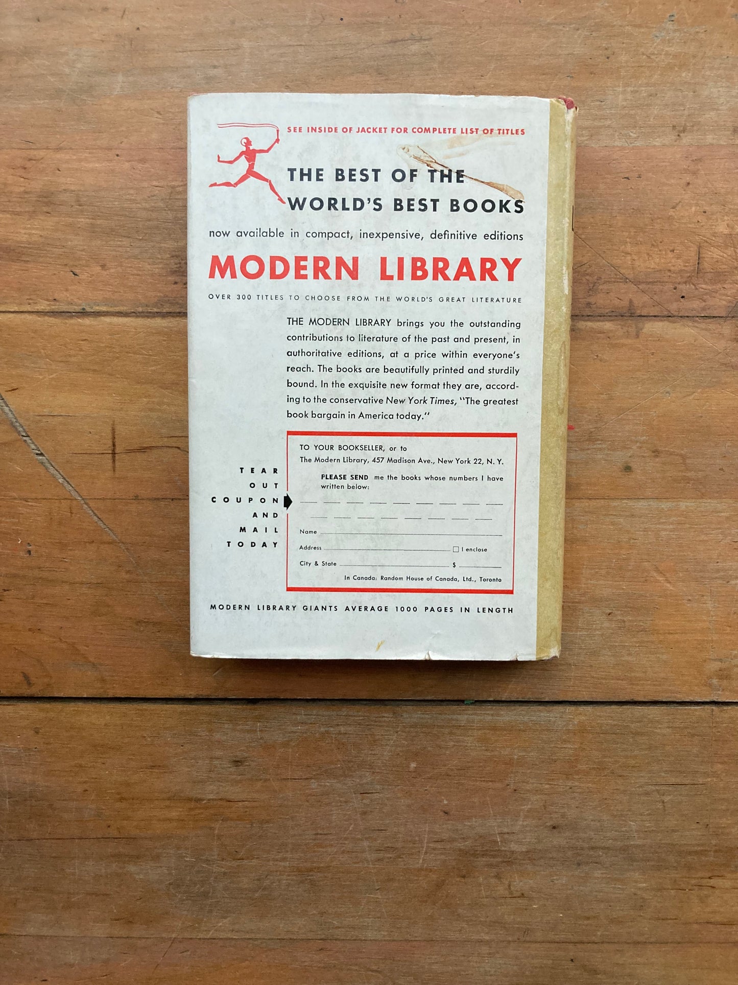 Lord Jim by Joseph Conrad. The Modern Library.