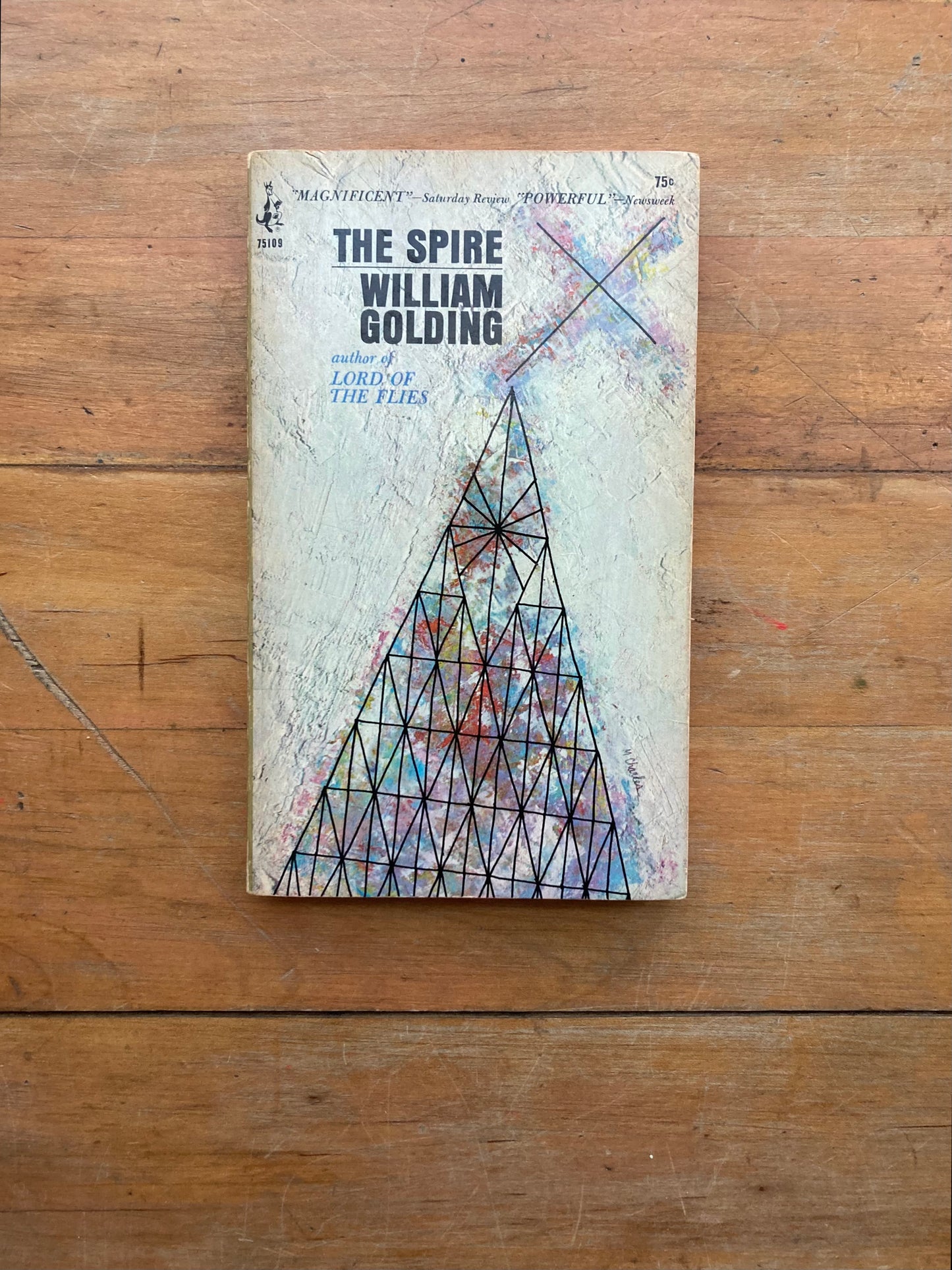The Spire by William Golding. A Pocket Cardinal Edition. 1966.