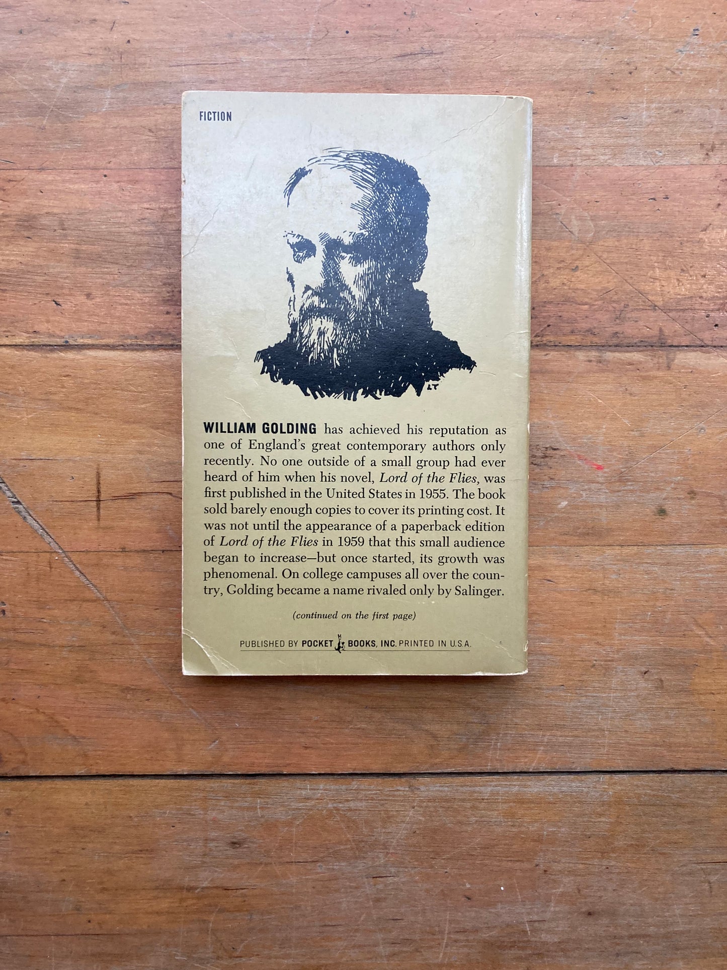 The Spire by William Golding. A Pocket Cardinal Edition. 1966.