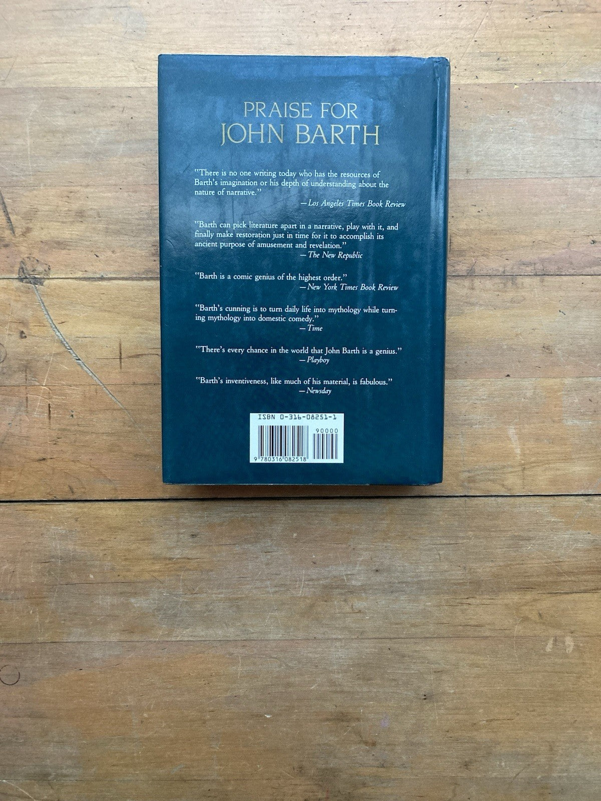 The Last Voyage of Somebody the Sailor by John Barth. First Edition. 1991.