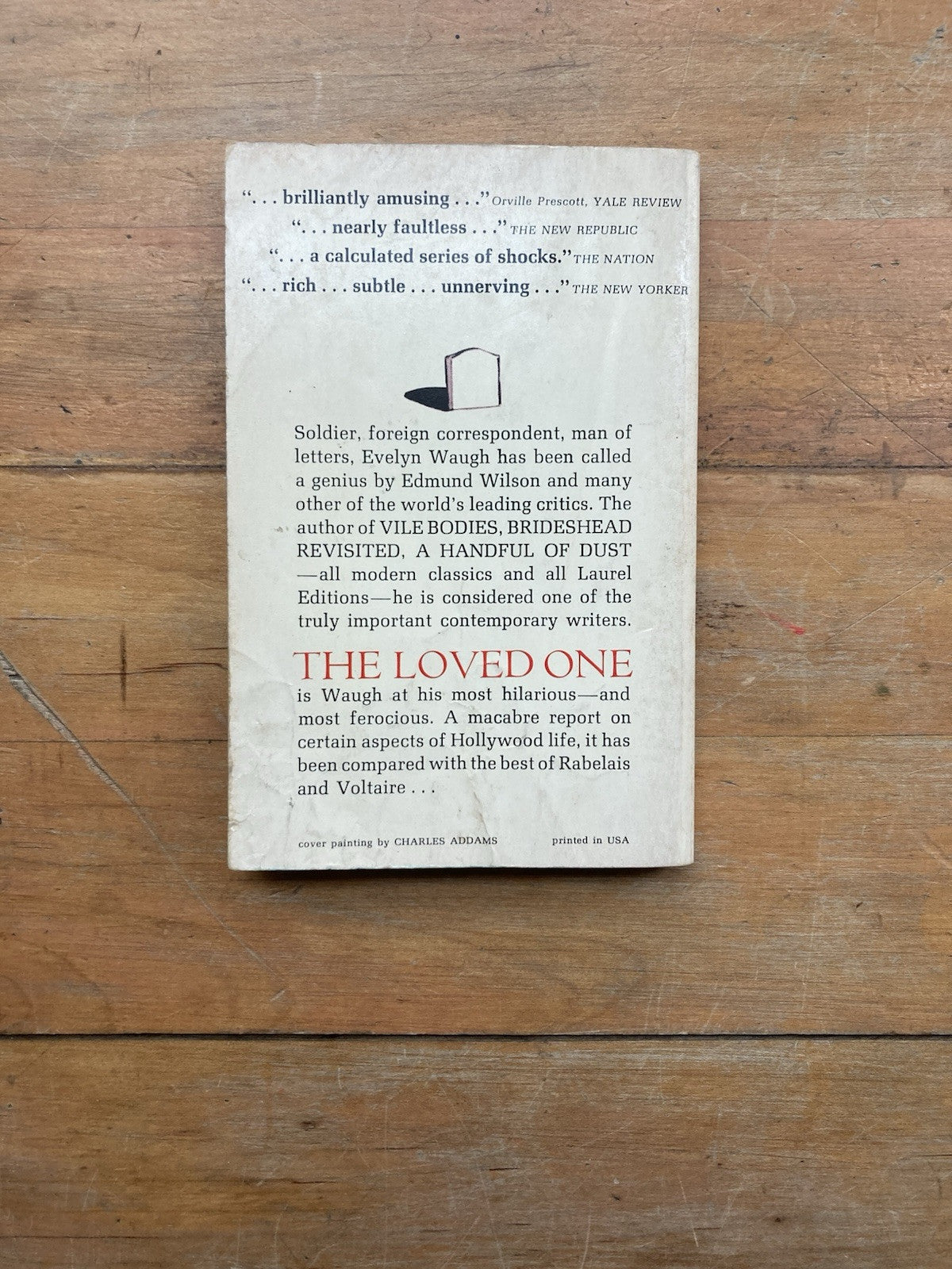 The Loved One by Evelyn Waugh. Dell Publishing Company. 1963.