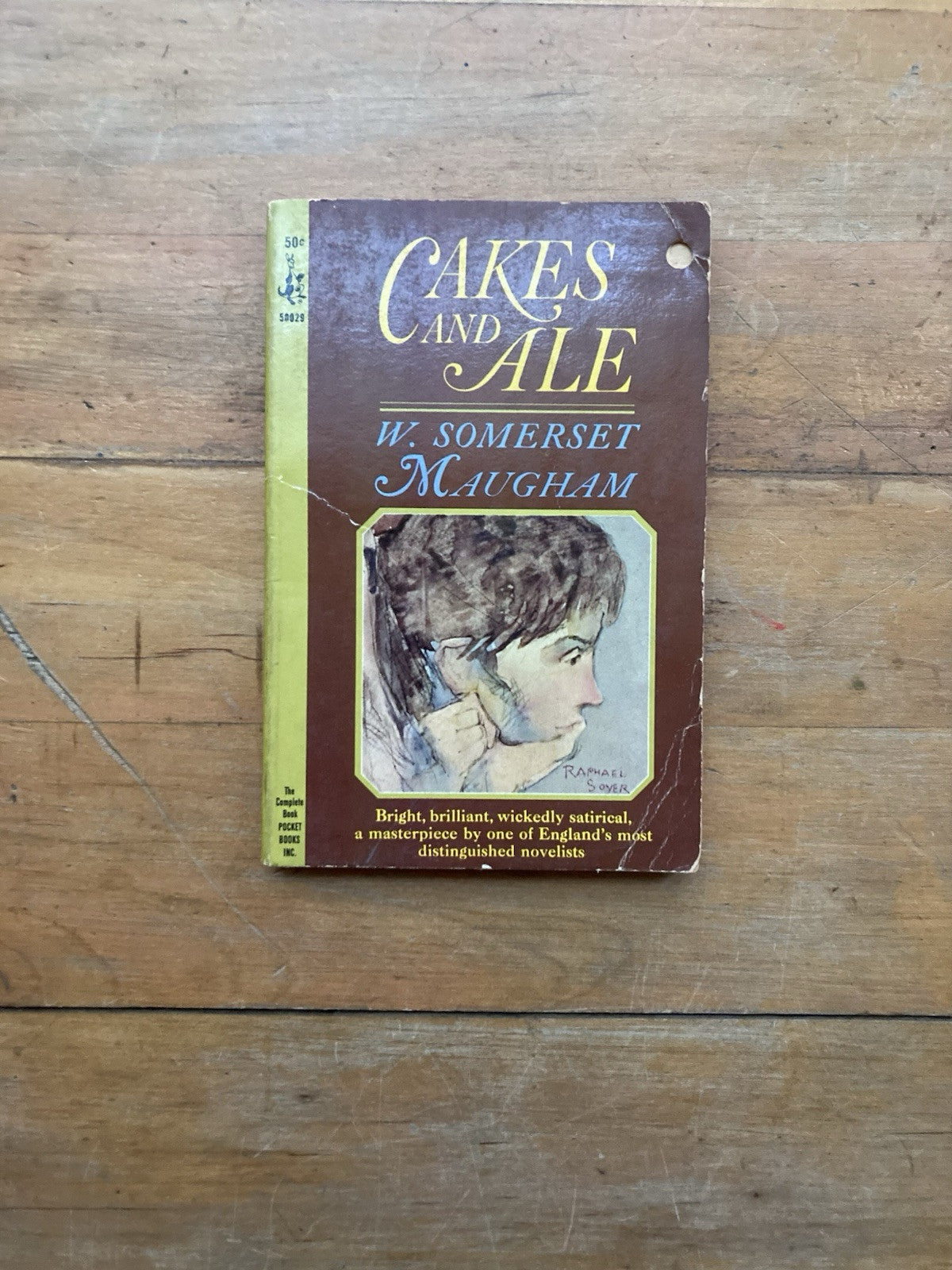 Cakes and Ale by W. Somerset Maugham. A Pocket Cardinal Edition. 1964.