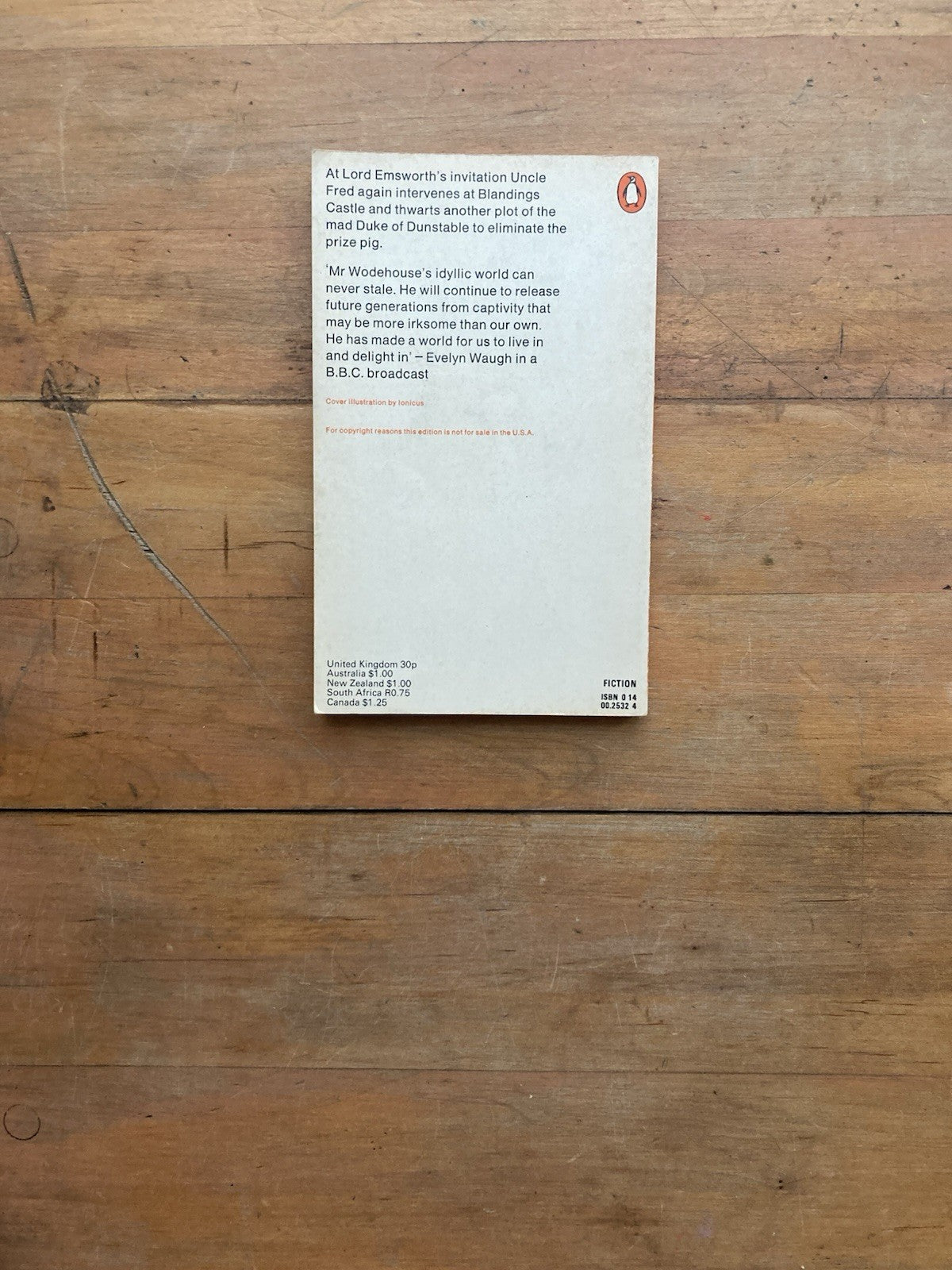 Service with a Smile by P.G. Wodehouse. Penguin Books. 1971.