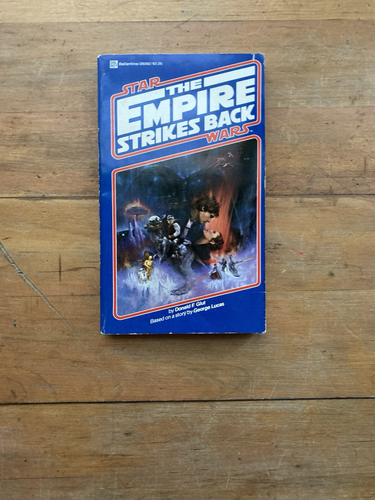 The Empire Strikes Back by Donald F. Glut. A Del Rey Book. 1980.