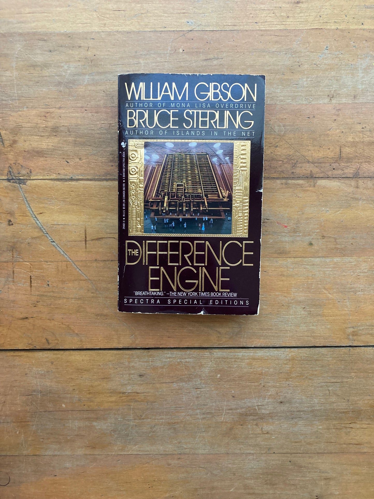 The Difference Engine by William Gibson & Bruce Sterling. Bantam Books. 1992.