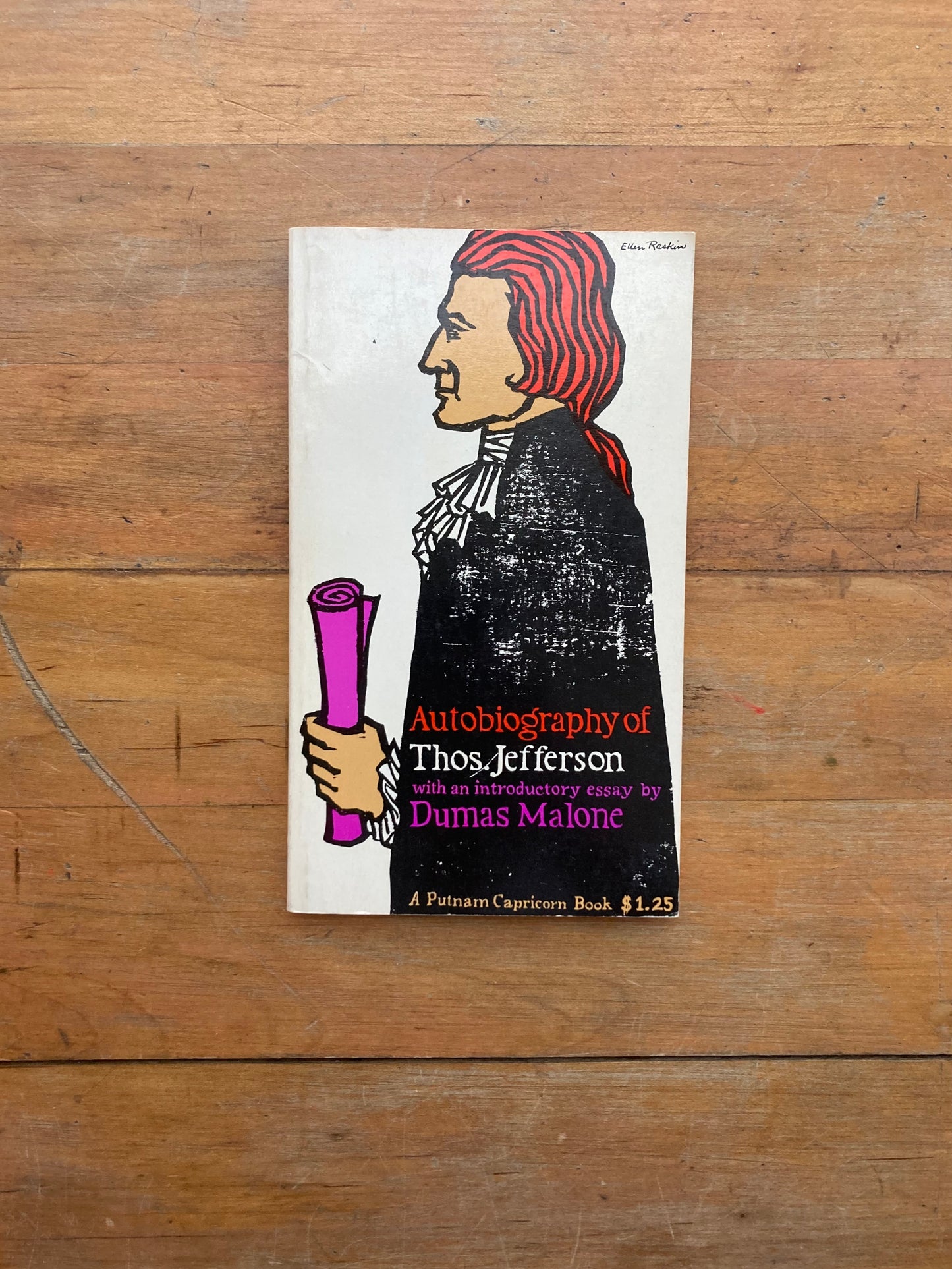 Autobiography of Thomas Jefferson. A Putnam Capricorn Book.