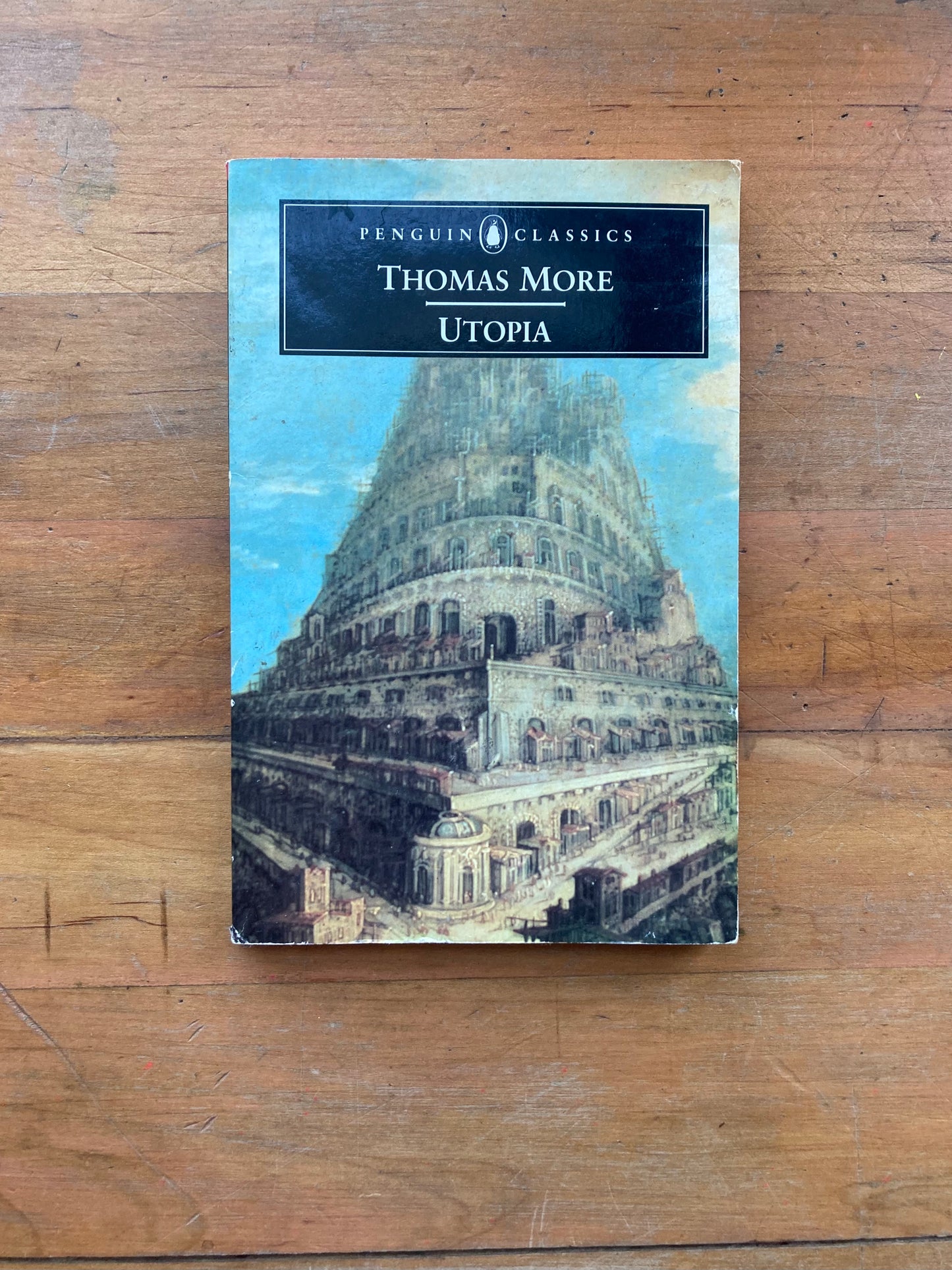 Utopia by Thomas More. Penguin Classics. Printed in England.