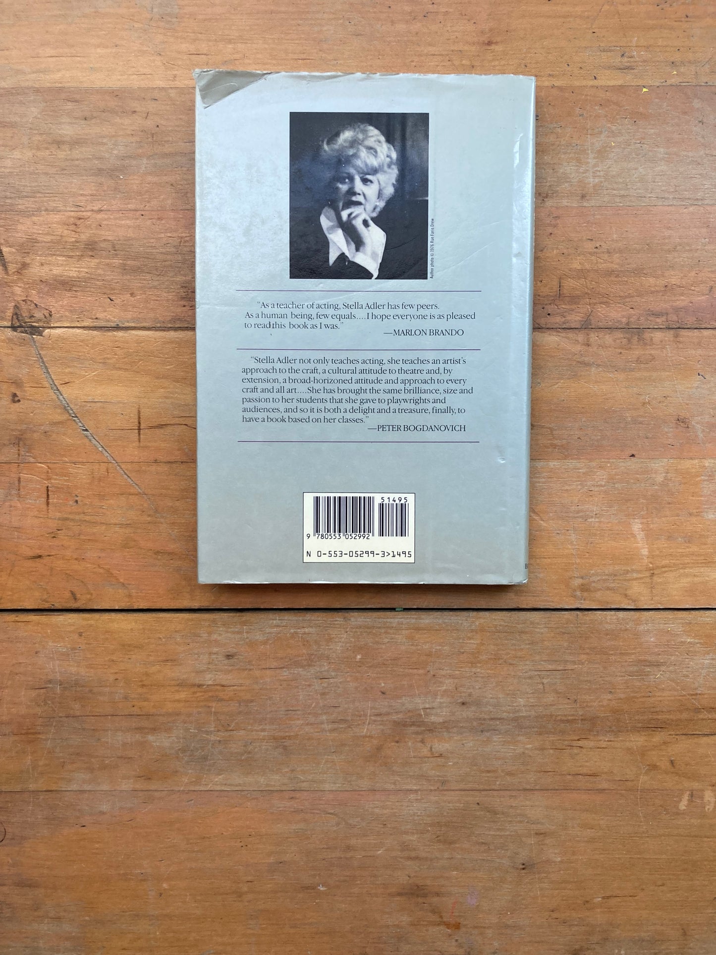 The Technique of Acting by Stella Adler. Bantam Books. 1988.