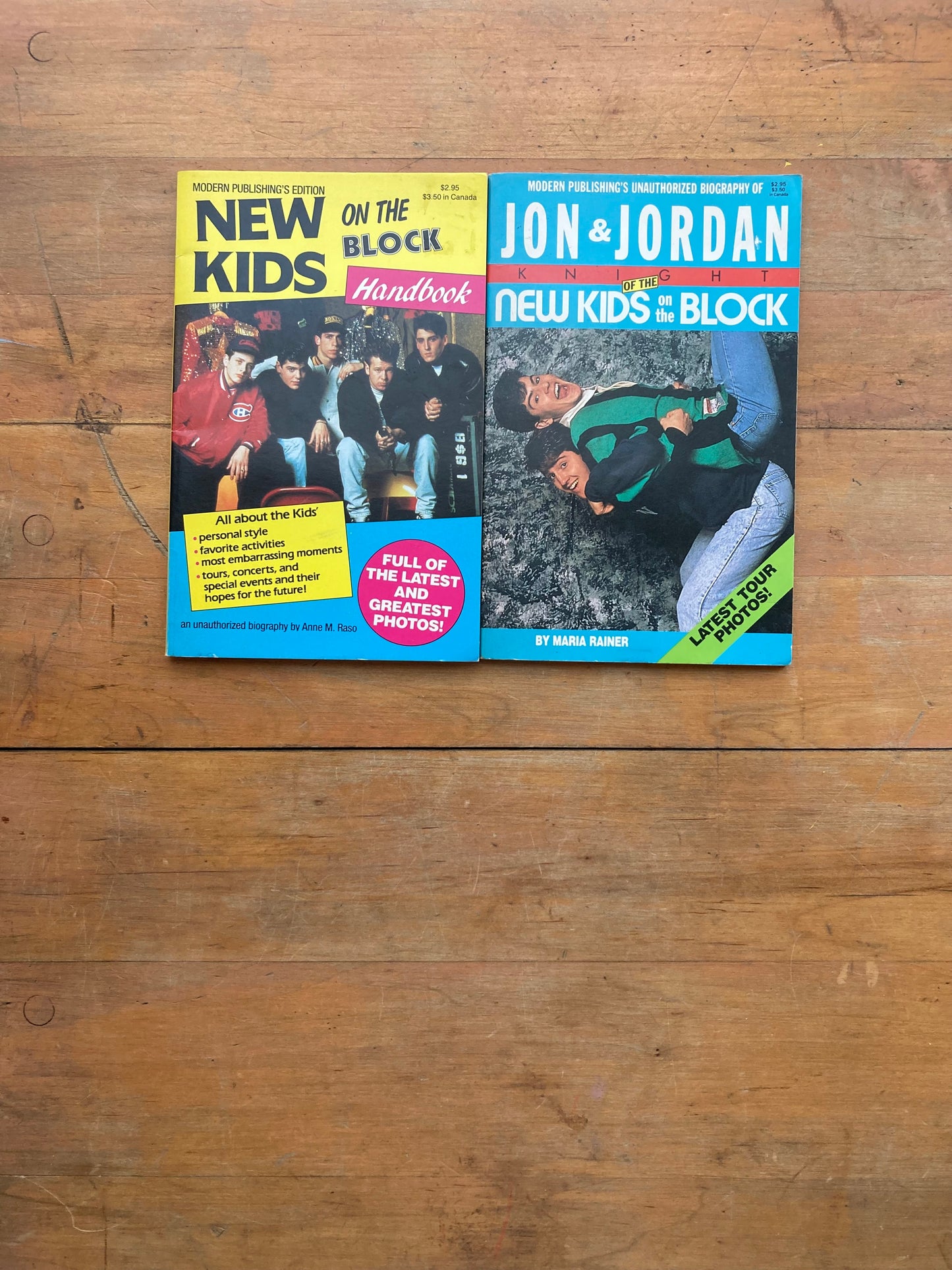 New Kids on the Block Handbook/ Jon & Jordan Knight. Modern Publishing. 1990.