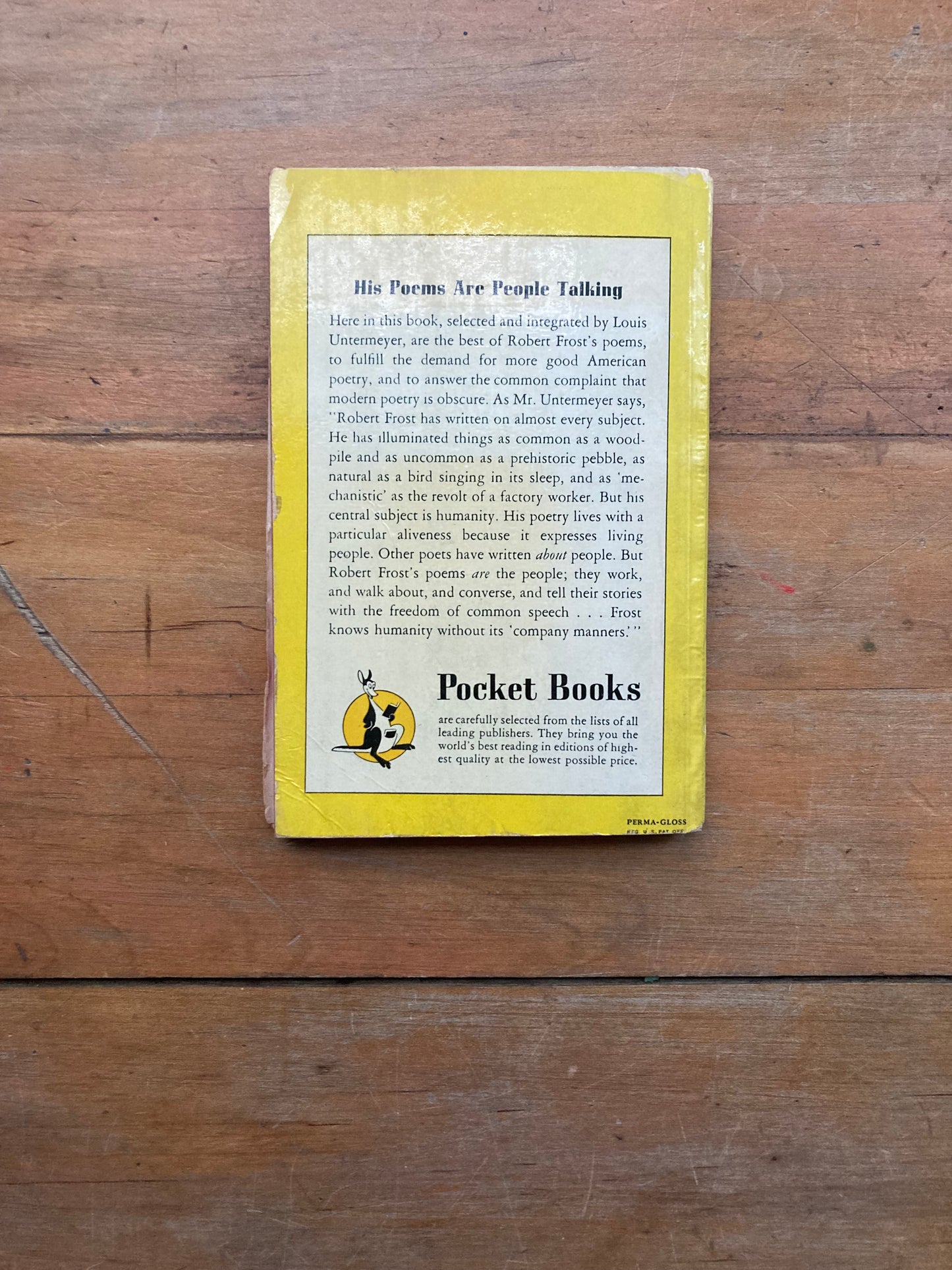 The Pocket Book of Robert Frost’s Poems. Pocket Books. 1946.