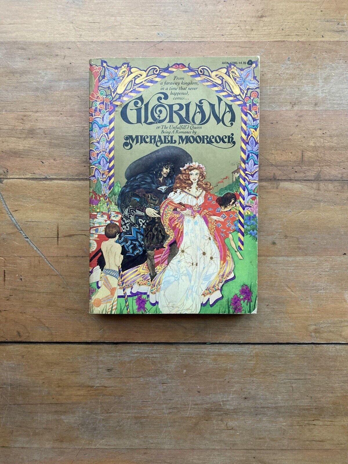 Gloriana by Michael Moorcock. Avon Books. 1979.