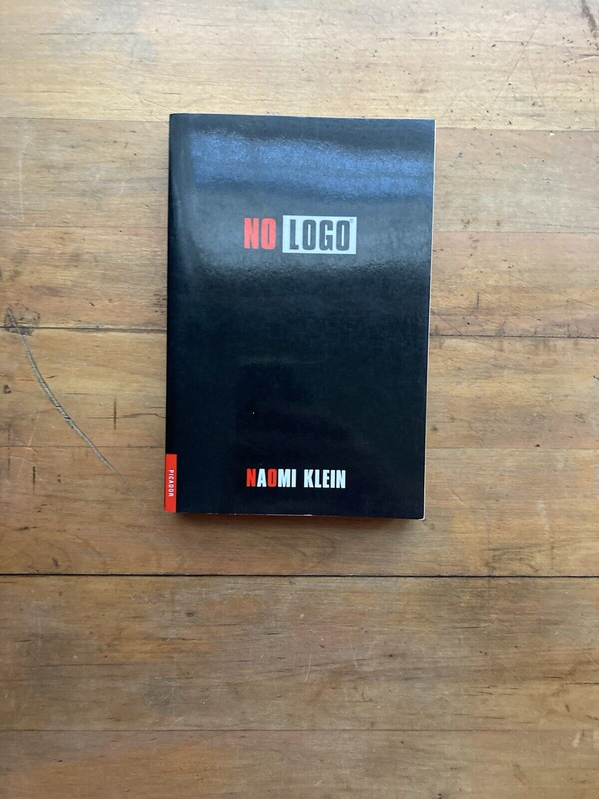 No Logo by Naomi Klein. Picador. 6th printing.