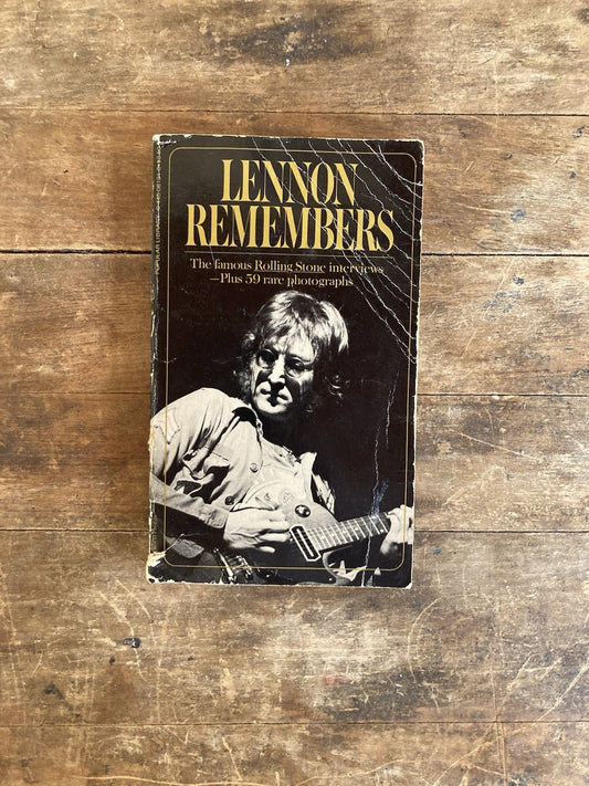 Lennon Remembers. Popular Library. 1972.  