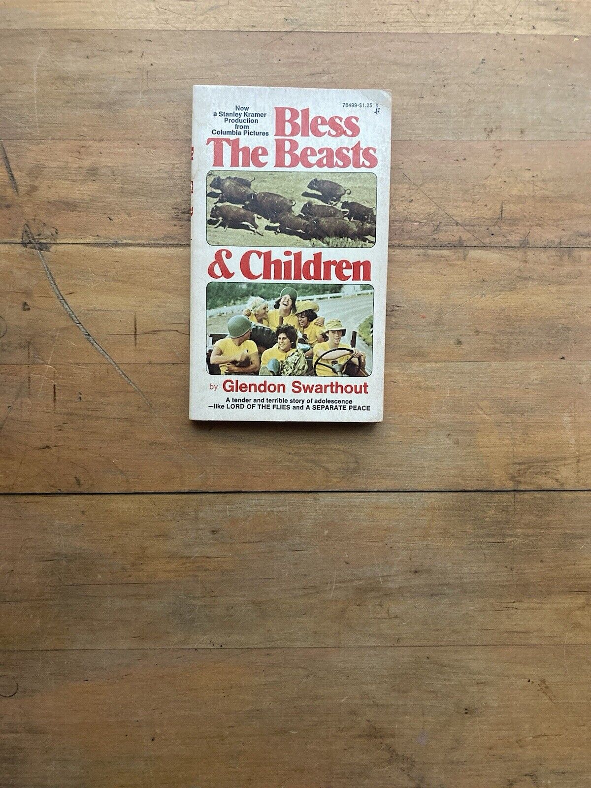 Bless the Beasts & Children by Glendon Swarthout. Pocket Books. 1974.