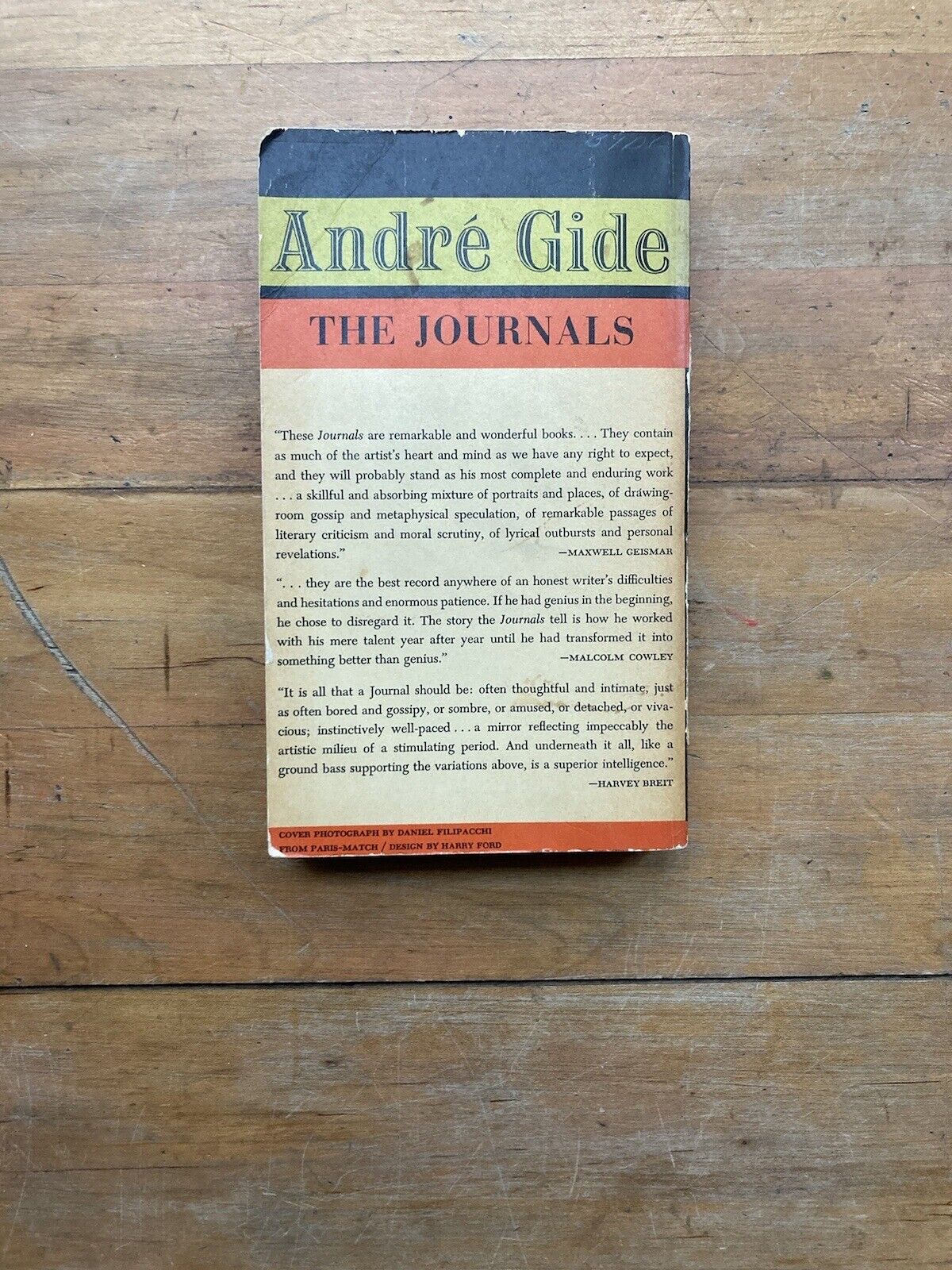 The Journals of André Gide: Volume 1. Vintage Books Edition. 1956.