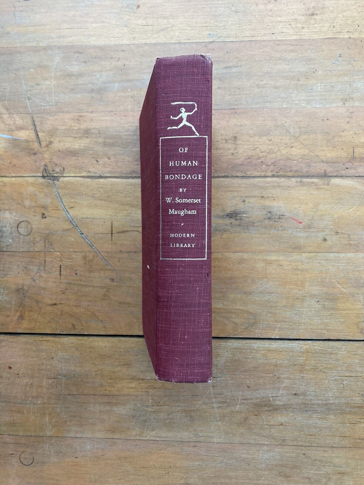 Of Human Bondage by W. Somerset Maugham. The Modern Library. 1942. HC/DJ.