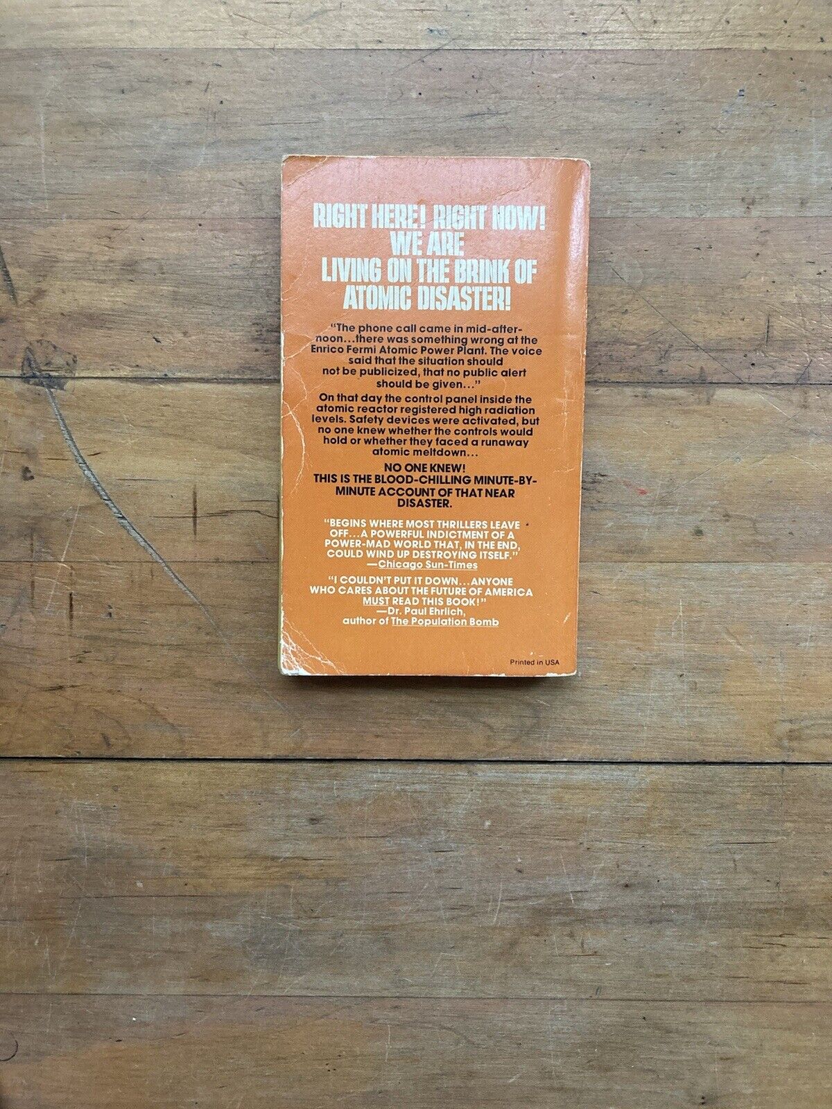 We Almost Lost Detroit by John G. Fuller. Ballantine Books. 1976.